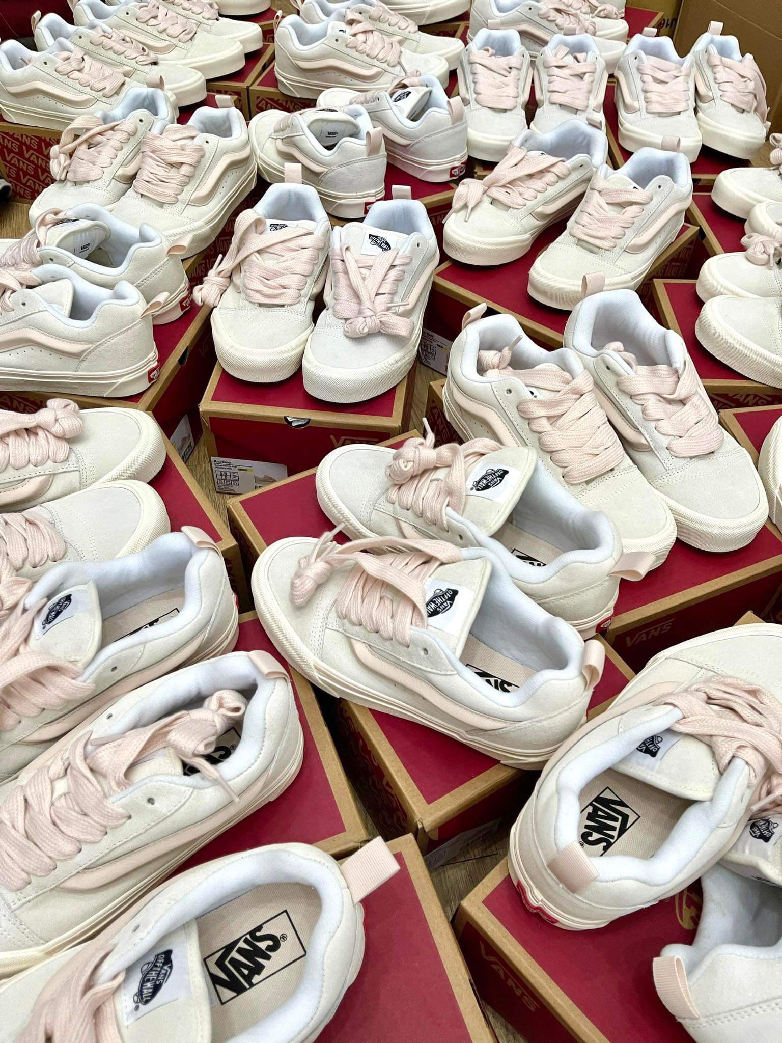 908 -  Giày Vans Knu Skool Sorbet Pastel Pink - Code VN0009QCPNK [HÀNG CHÍNH HÃNG]