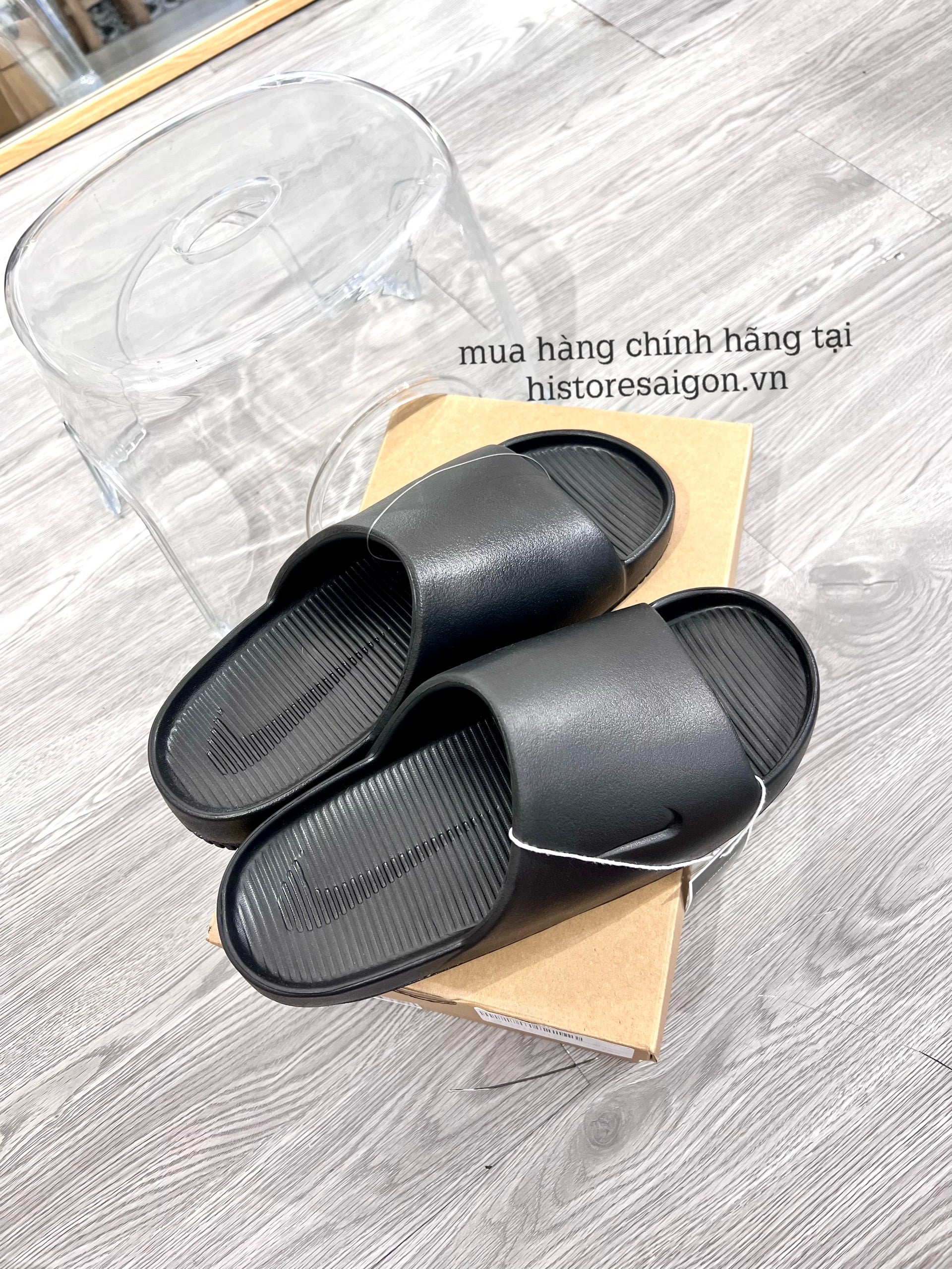 898 -  Dép Nike Calm Slide Ciabatta Donna - Black - Code FD4116-001 / DX4816-001 [HÀNG CHÍNH HÃNG]