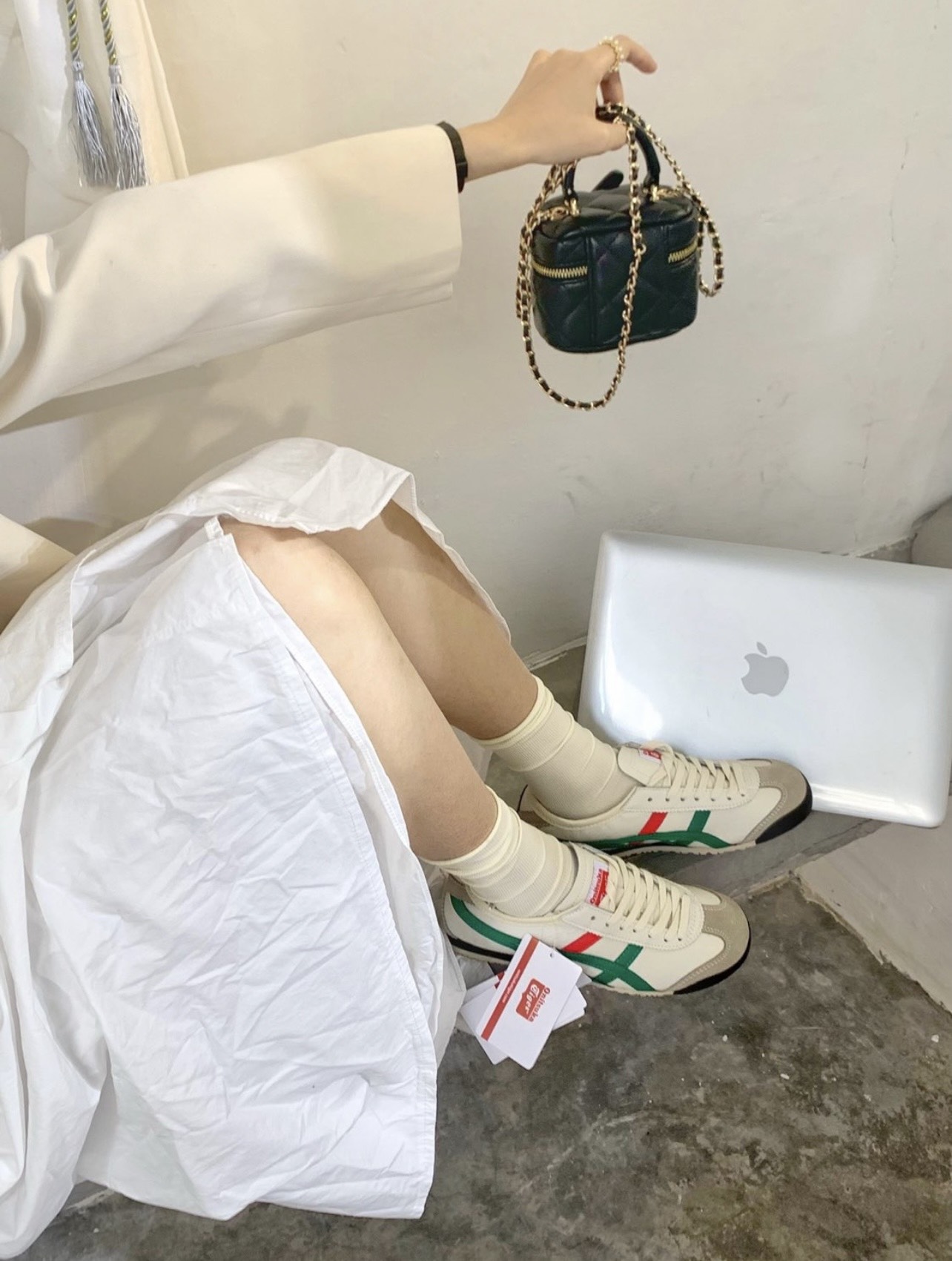 957 -  Giày Onitsuka Tiger Mexico 66 Birch Green - Code 1183C102-201 [HÀNG CHÍNH HÃNG]