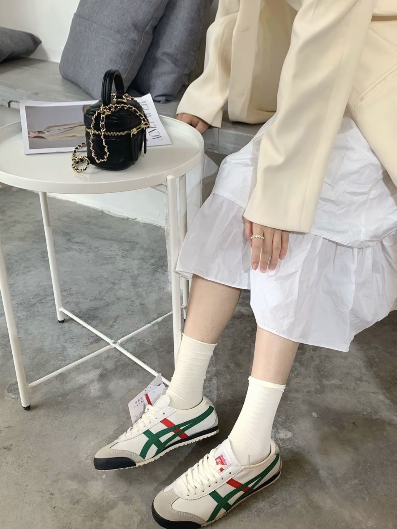 957 -  Giày Onitsuka Tiger Mexico 66 Birch Green - Code 1183C102-201 [HÀNG CHÍNH HÃNG]