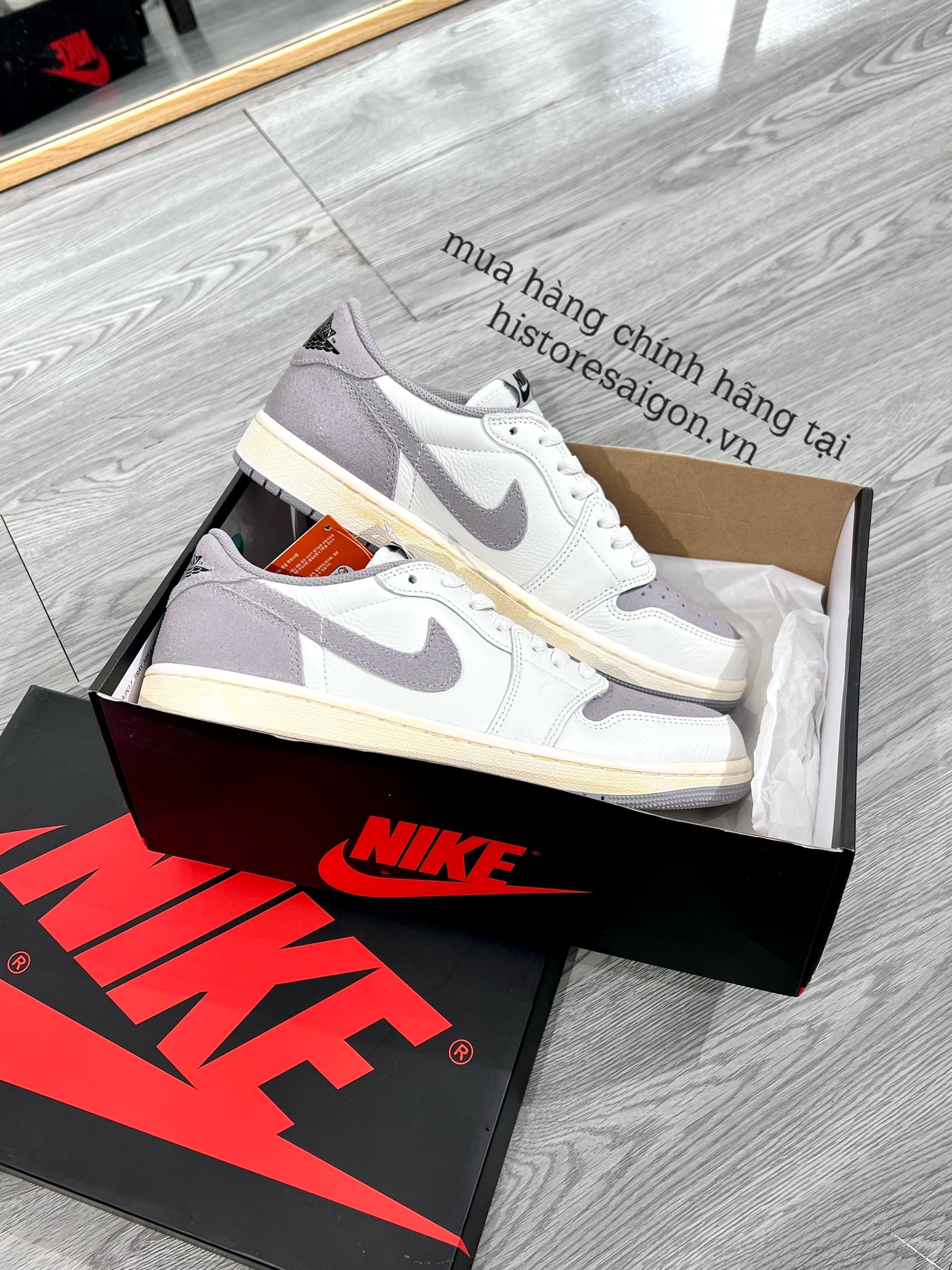 834 -  Giày Nike Air Jordan 1 Retro Atmosphere Grey CZ0790 101 [HÀNG CHÍNH HÃNG]
