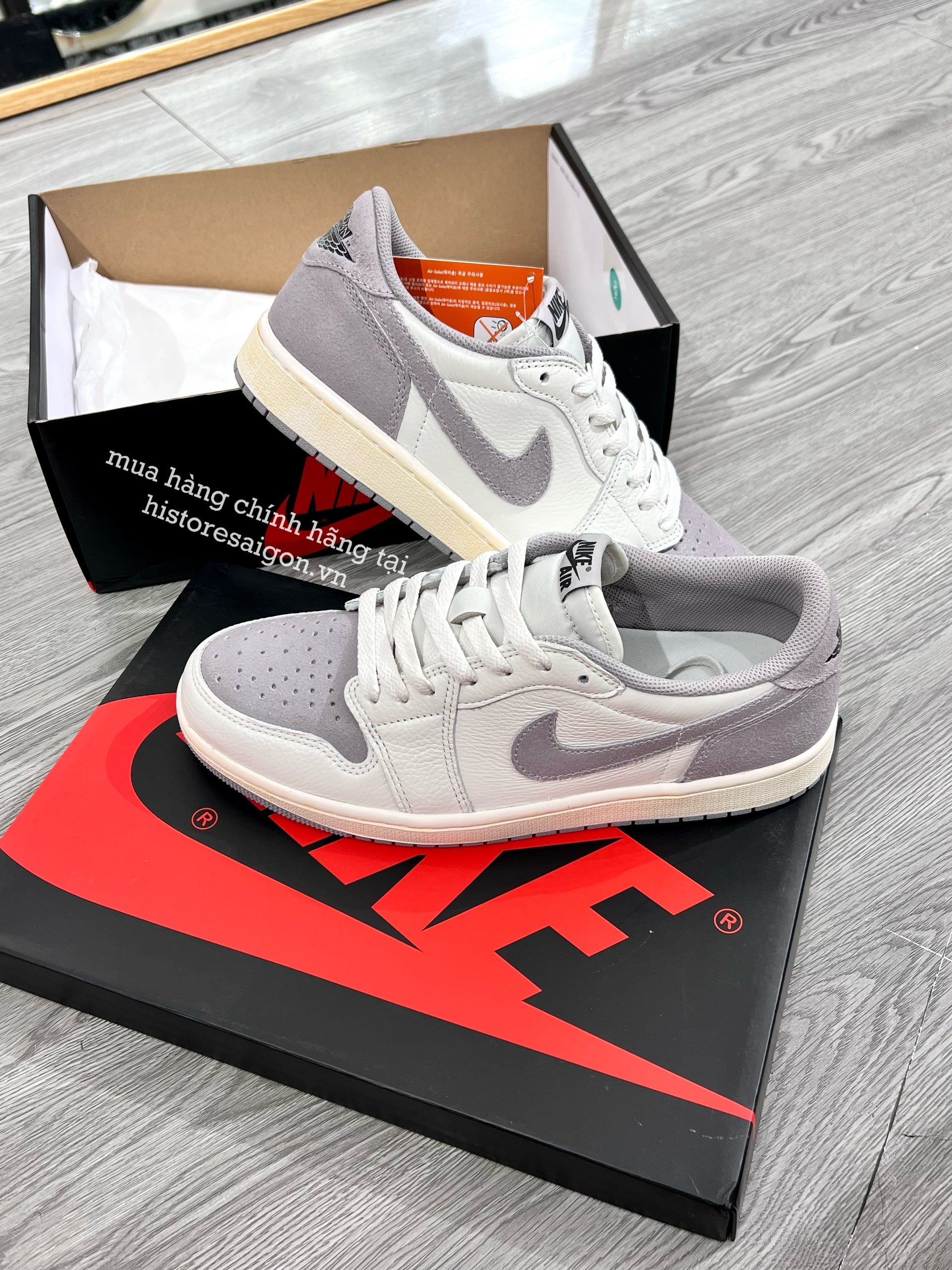834 -  Giày Nike Air Jordan 1 Retro Atmosphere Grey CZ0790 101 [HÀNG CHÍNH HÃNG]