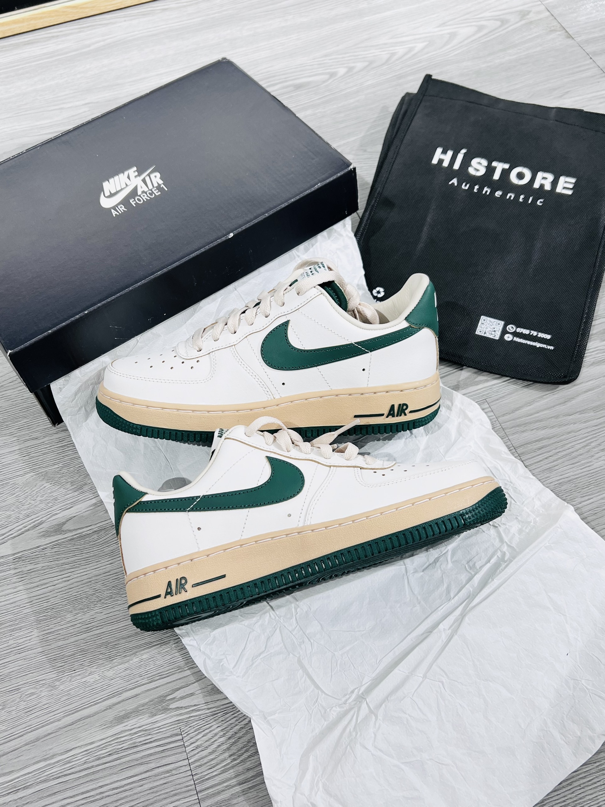 464 -  Giày Nike Air Force 1 Low Vintage Gorge Green DZ4764 133 [HÀNG CHÍNH HÃNG]