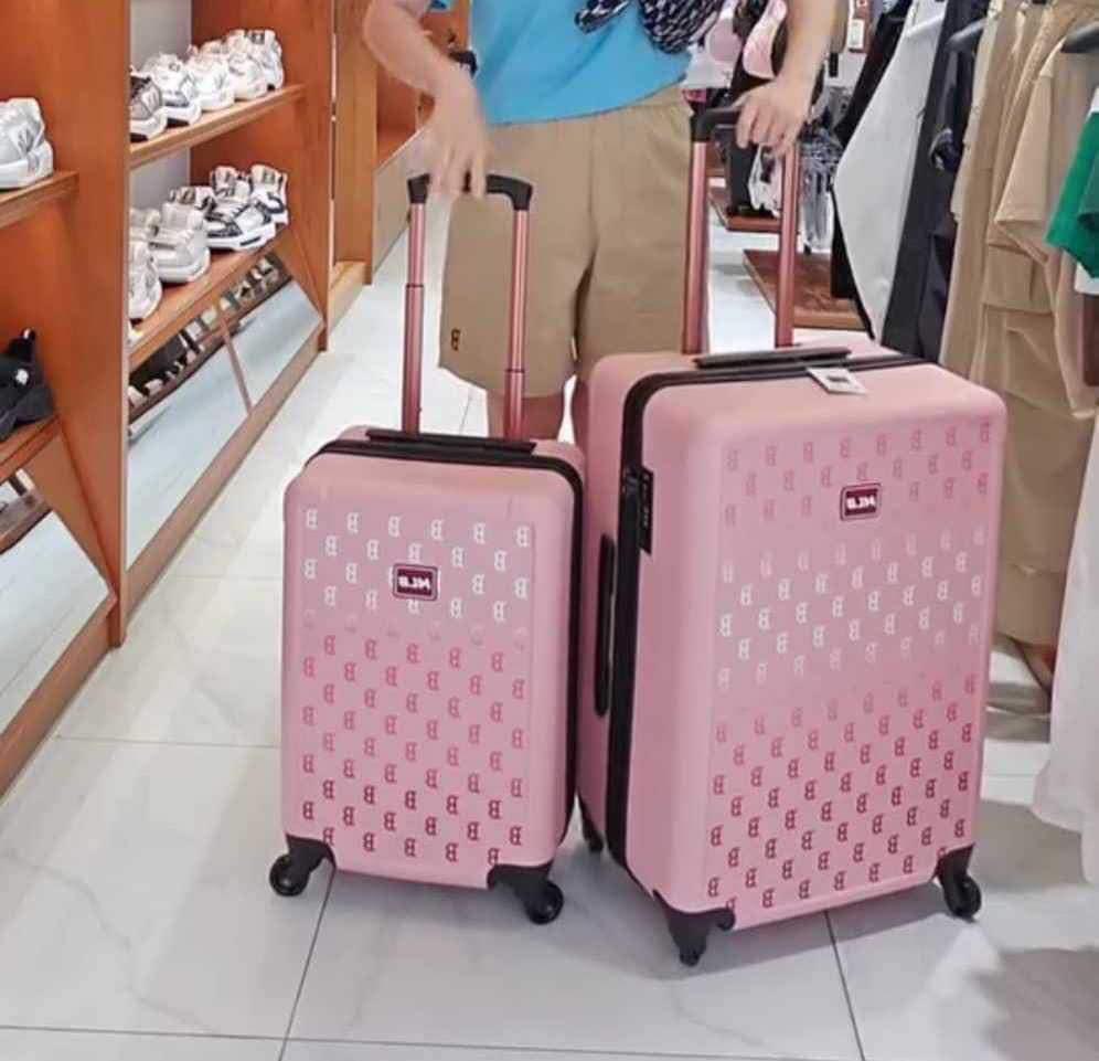 1012 -  Vali MLB Big B Classic Monogram Monative - Size 26 Ký Gửi - Hồng - 3AHH0024N 43PKM [HÀNG CHÍNH HÃNG]
