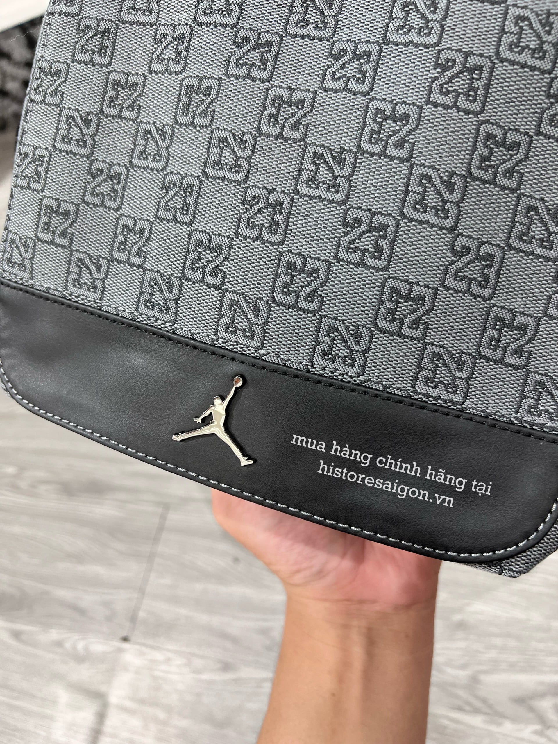1019 -  Túi Jordan Monogram Dark Smoke Grey - Code FJ6790-070 [HÀNG CHÍNH HÃNG]
