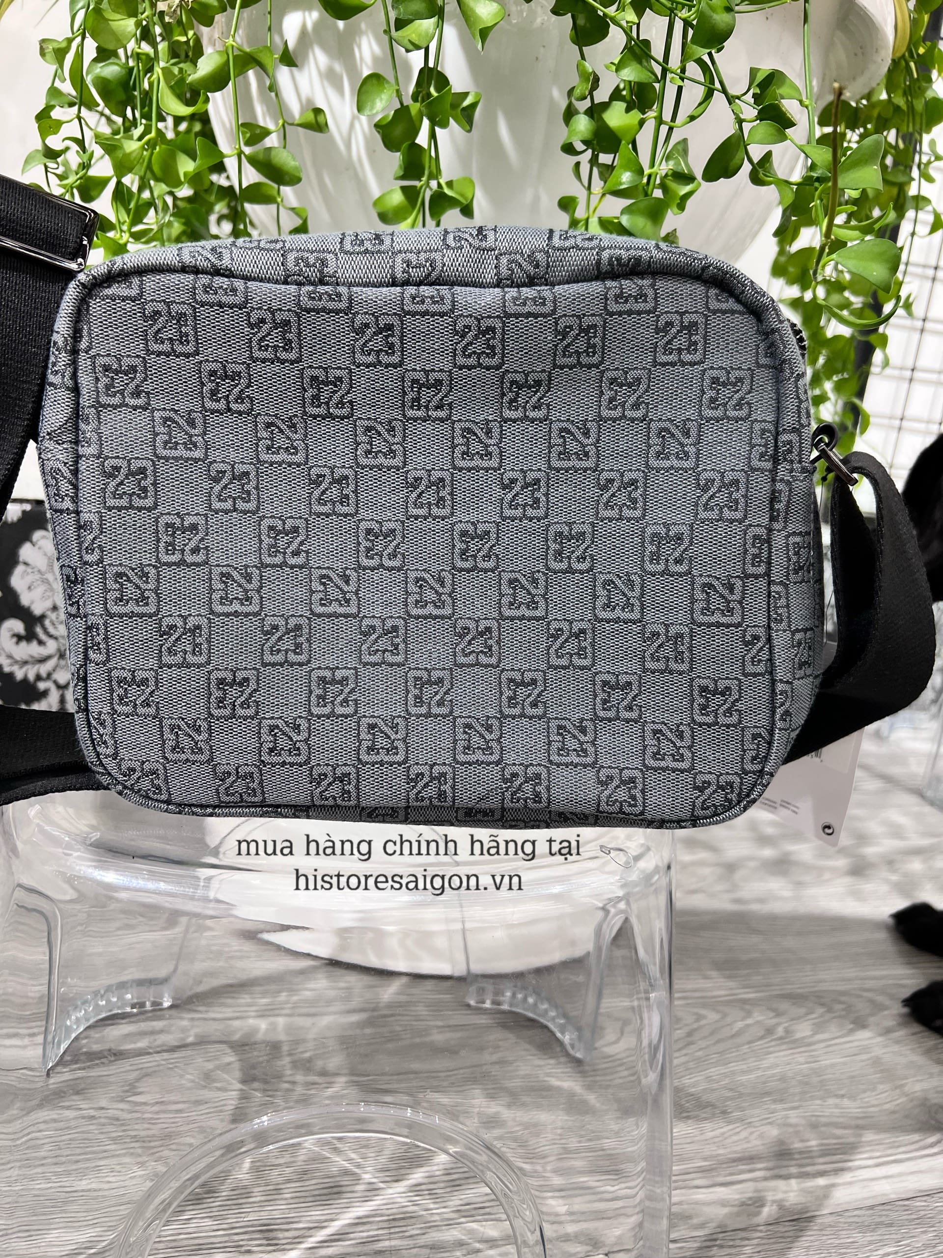 1019 -  Túi Jordan Monogram Dark Smoke Grey - Code FJ6790-070 [HÀNG CHÍNH HÃNG]