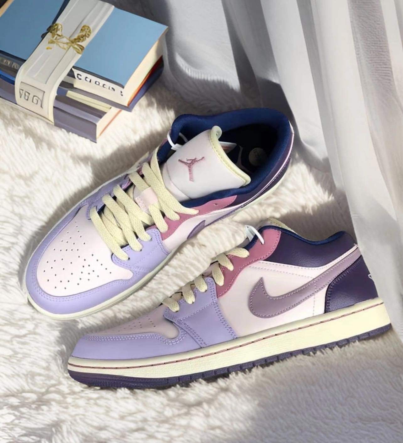 1031 - Giày Nike Air Jordan 1 Low Pastel Purple DZ2768 651 [HÀNG CHÍNH HÃNG]