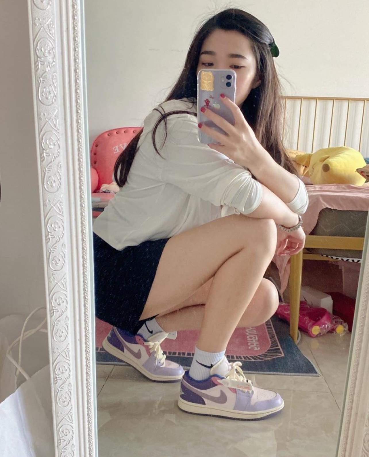1031 - Giày Nike Air Jordan 1 Low Pastel Purple DZ2768 651 [HÀNG CHÍNH HÃNG]
