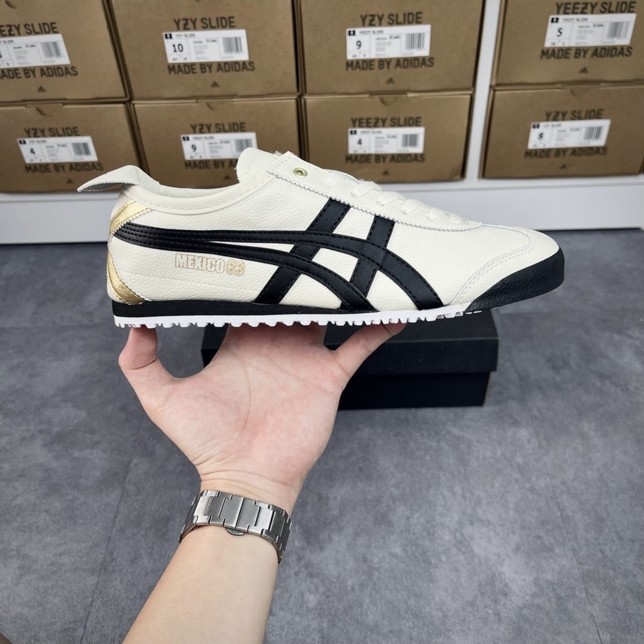 1032 -  Giày Onitsuka Tiger Mexico 66 Cream Black - Code 1183B493 100 [HÀNG CHÍNH HÃNG]