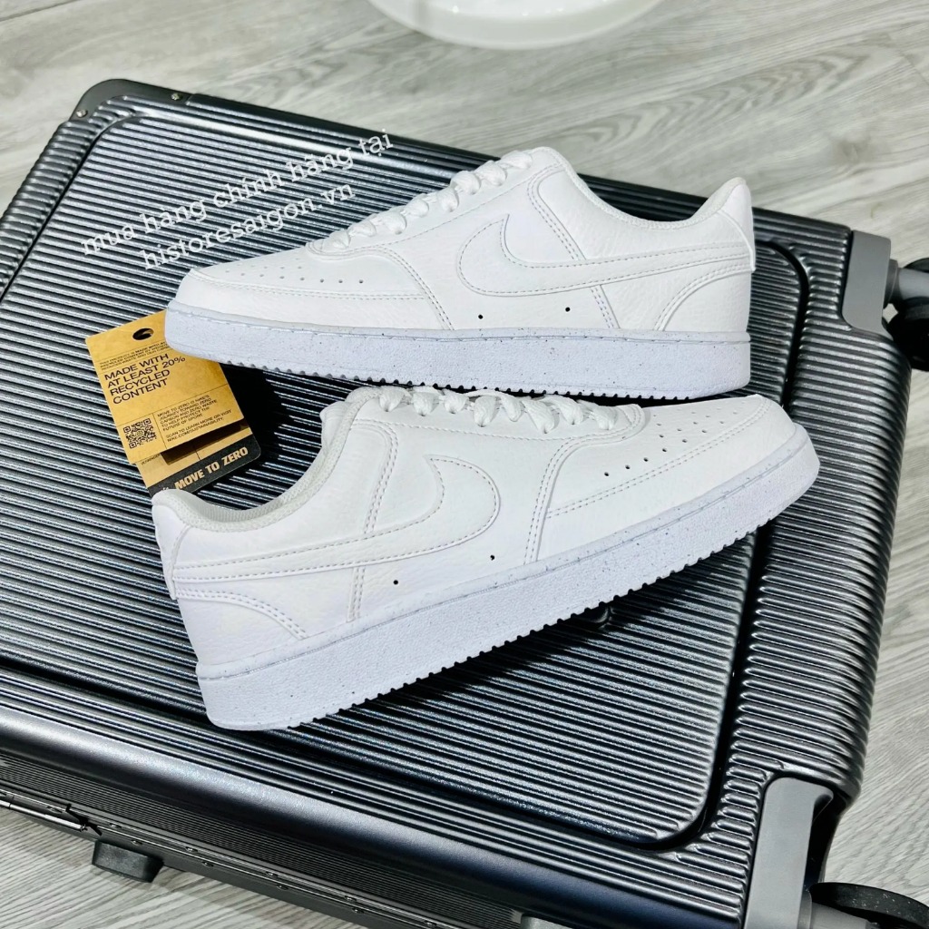 117 -  Giày Nike Court Vision All White - Code DH2987-100 / DH3158-100 [HÀNG CHÍNH HÃNG]
