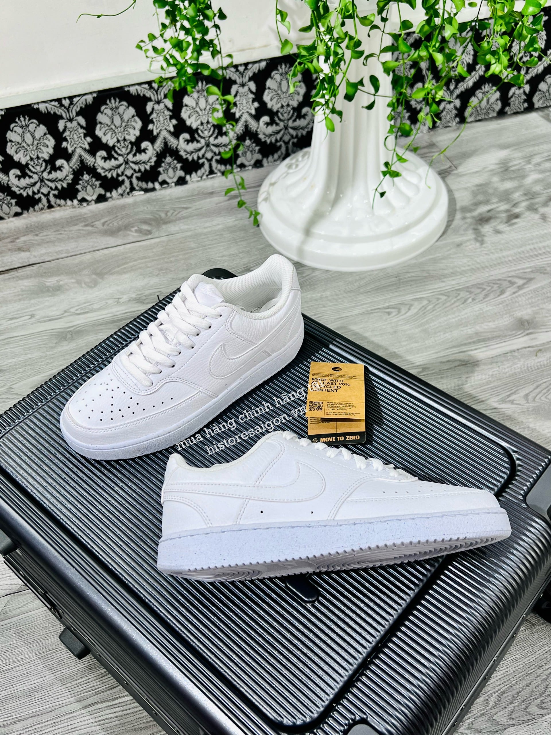 117 -  Giày Nike Court Vision All White - Code DH2987-100 / DH3158-100 [HÀNG CHÍNH HÃNG]
