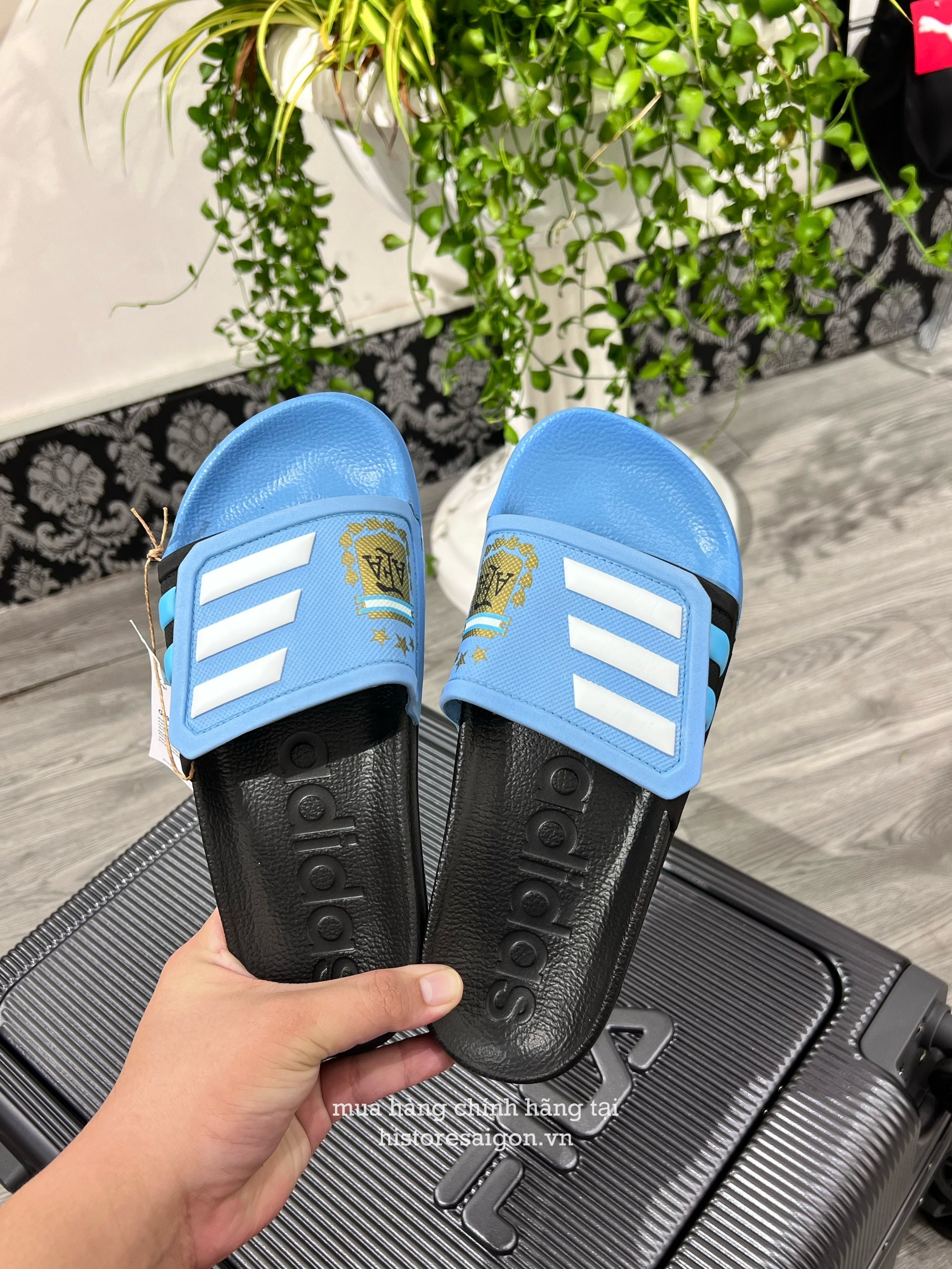 971 -  Dép Adidas Adilette TND Argentina - Xanh Dương - Code GX9705 [HÀNG CHÍNH HÃNG]