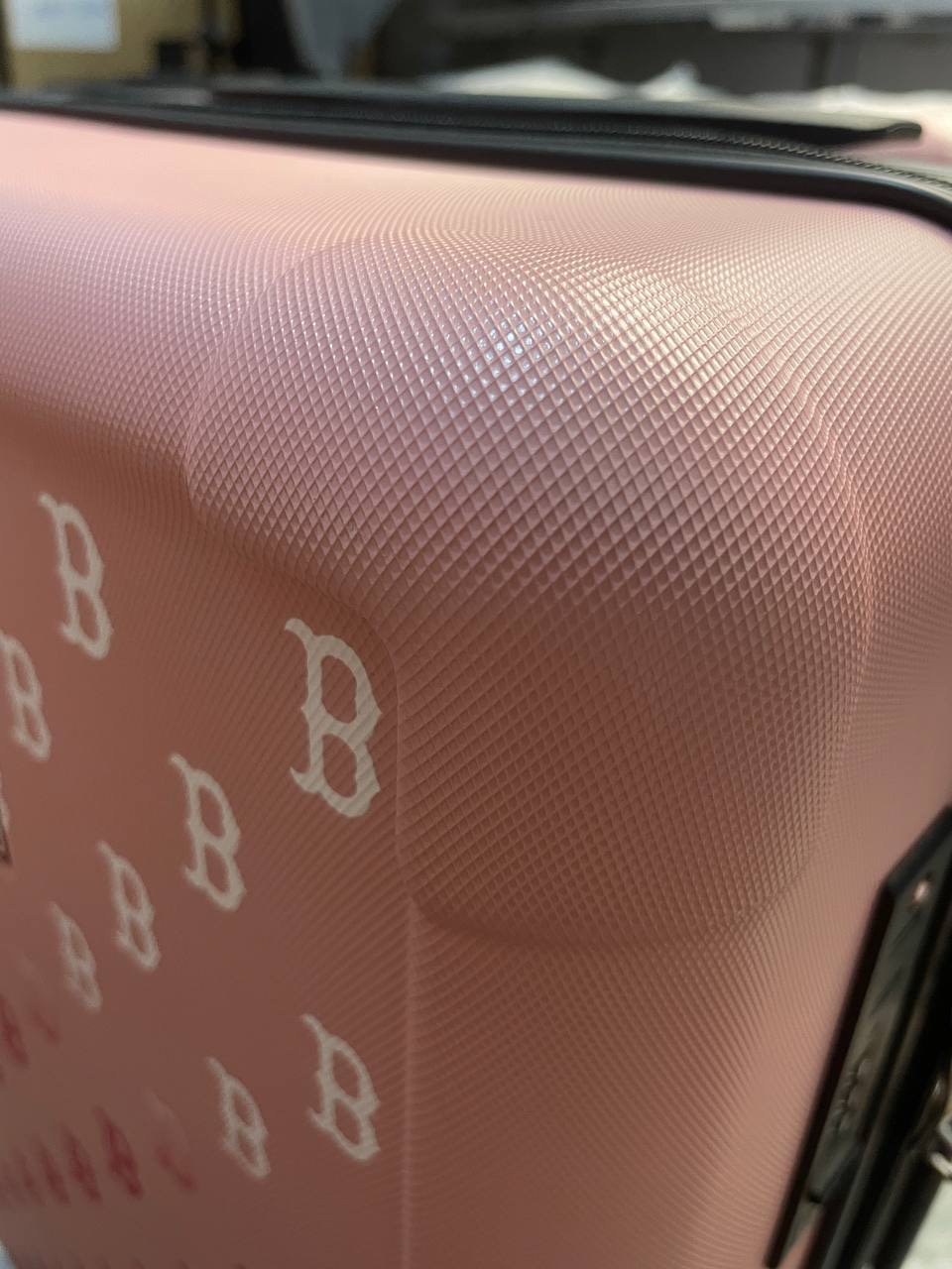 1009 -  Vali MLB Big B Classic Monogram Monative - Size Cabin 22 Xách Tay - Hồng Pink - Code 3AHH0014N 43PKM [HÀNG CHÍNH HÃNG]