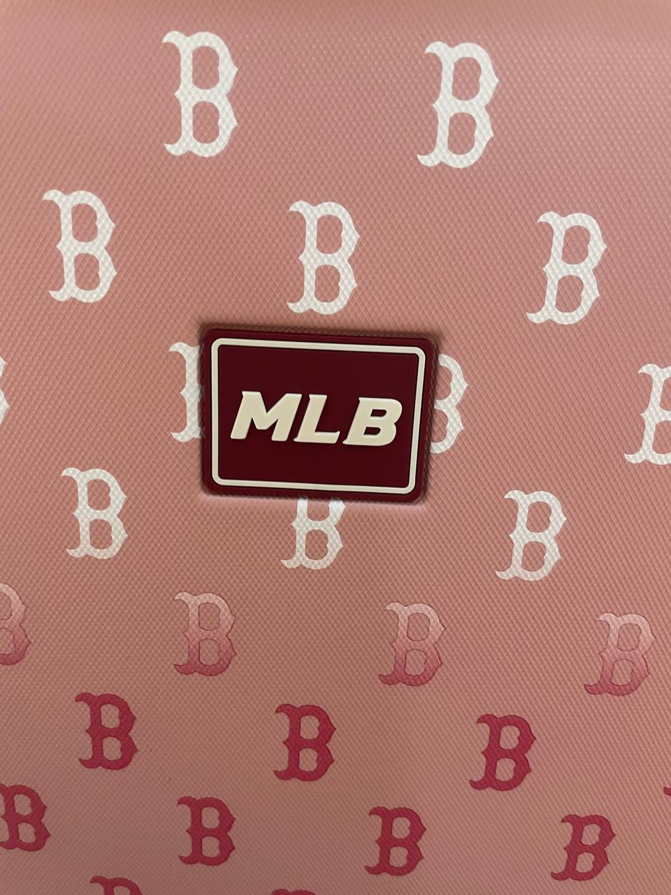 1009 -  Vali MLB Big B Classic Monogram Monative - Size Cabin 22 Xách Tay - Hồng Pink - Code 3AHH0014N 43PKM [HÀNG CHÍNH HÃNG]