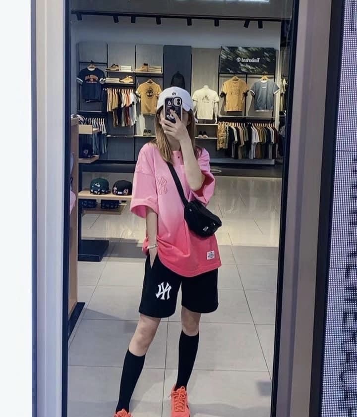 1046 -  Áo New Era NY Gradient Graphic Design New York Hồng Phai [HÀNG CHÍNH HÃNG]