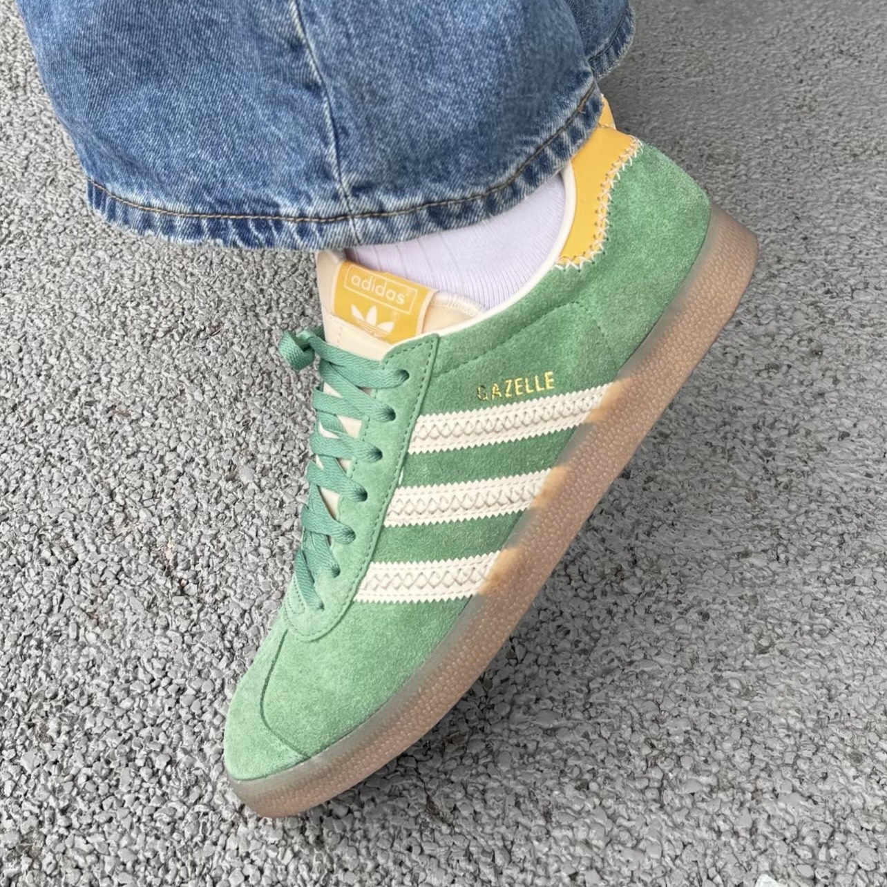 1049 -  Giày Adidas Originals Gazelle Preloved Green - Code IE3692 [HÀNG CHÍNH HÃNG]