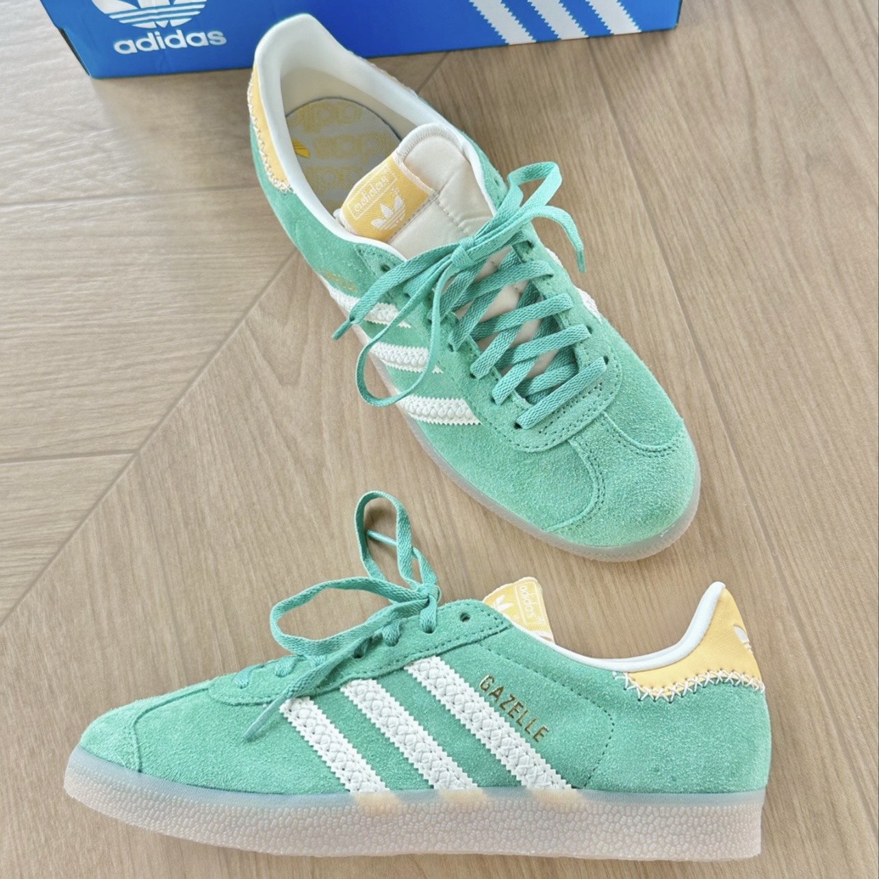 1049 -  Giày Adidas Originals Gazelle Preloved Green - Code IE3692 [HÀNG CHÍNH HÃNG]