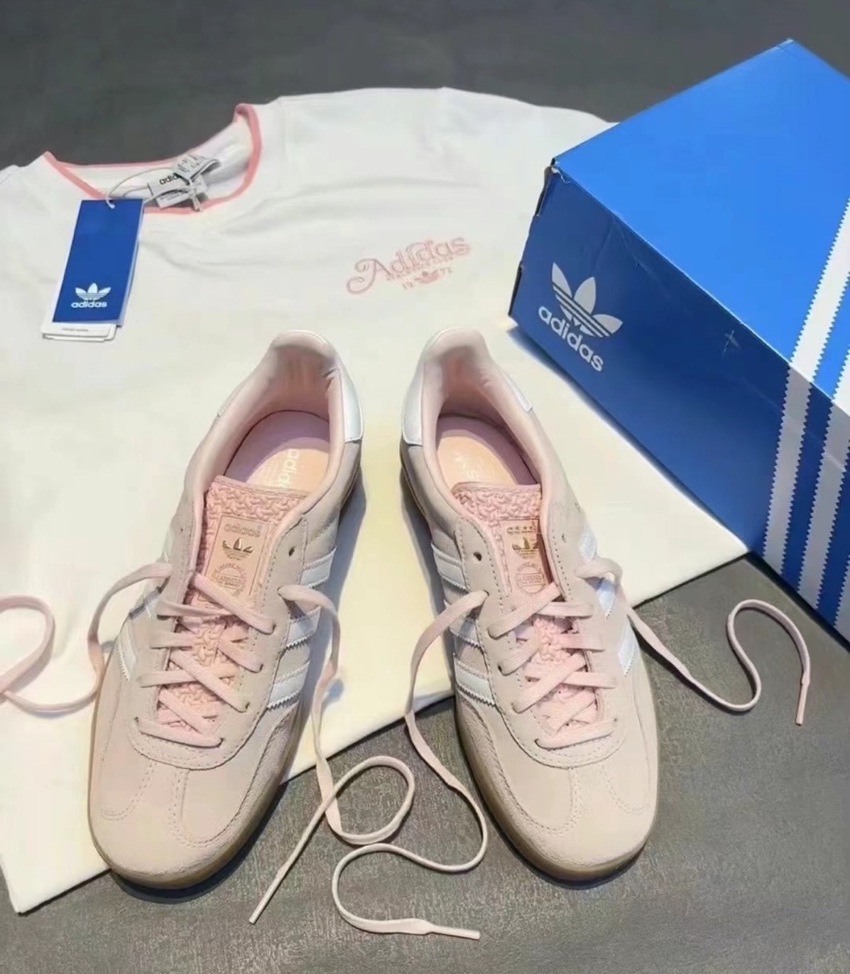 1078 -  Giày Adidas Gazelle Indoor Sandy Pink - Code IH5484 [HÀNG CHÍNH HÃNG]