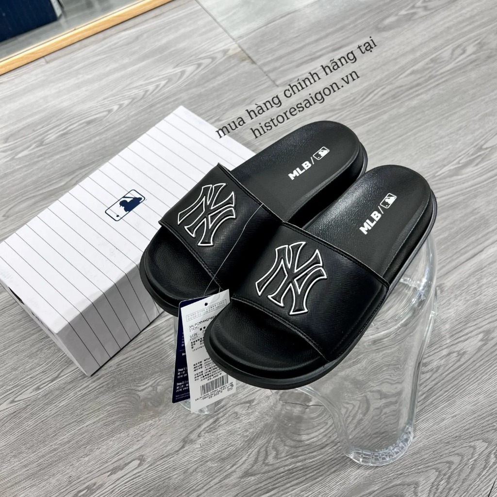 713 -  Dép MLB Chunky Mound Basic NY New York Yankees - Đen - Code 3ALPCMM4N 50BKS [HÀNG CHÍNH HÃNG]