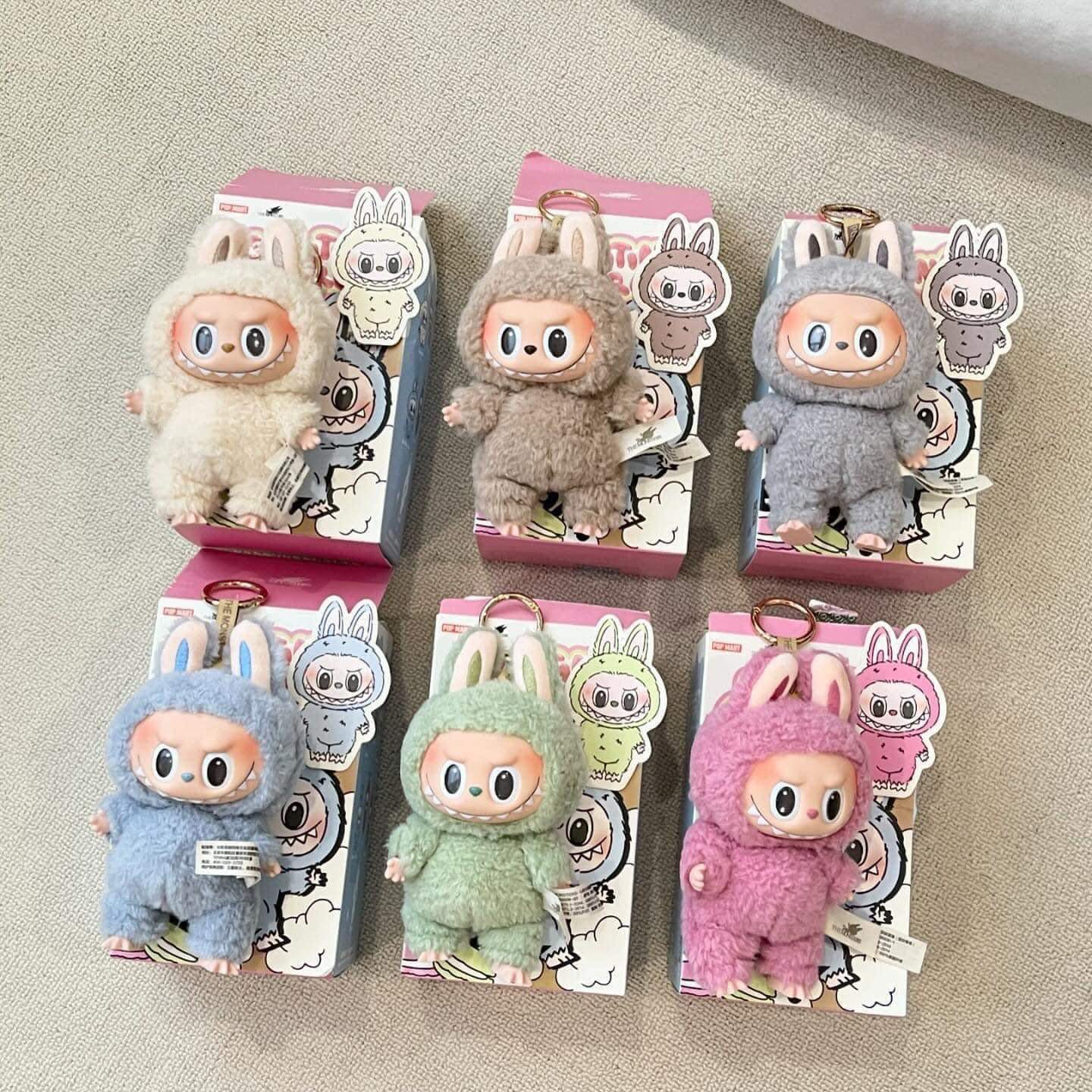 1090 - Labubu Toffee Nâu Size bé 17cm -  Gấu Bông Art Toy [HÀNG CHÍNH HÃNG] Pop Mart