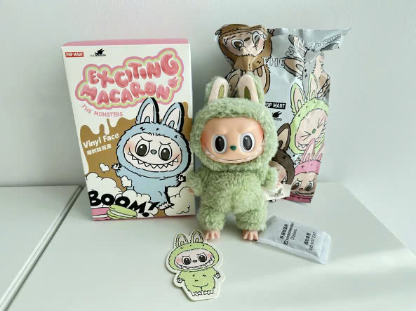 1106 -  1 hộp Labubu Blind Box Chưa Khui Seal - Gấu Bông Art Toy [HÀNG CHÍNH HÃNG] POP MART The Monsters Tasty Macaron Vinyl Face