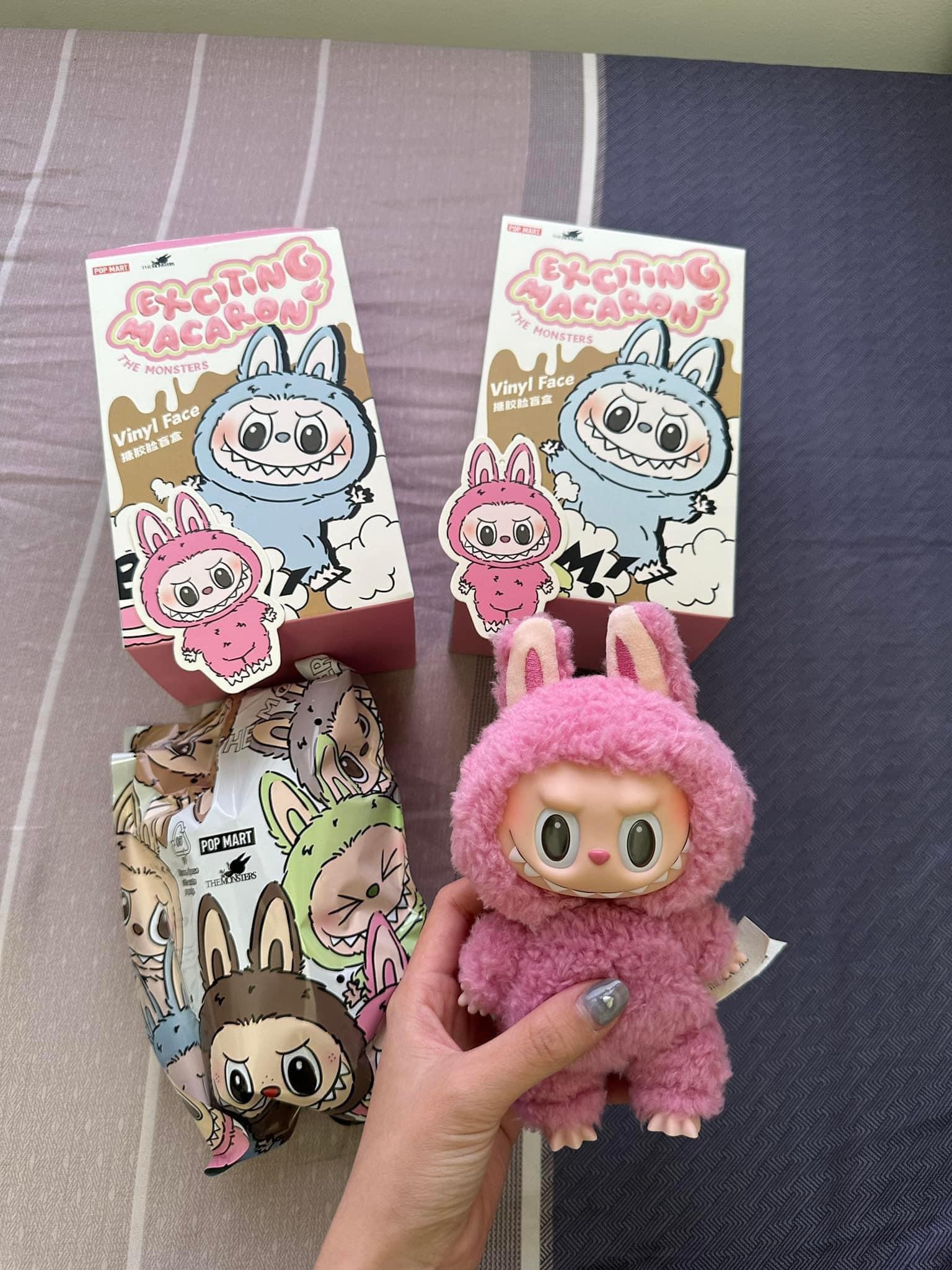 1091 - Labubu Lychee Berry -  Màu Hồng - Size bé 17cm - Gấu Bông Art Toy [HÀNG CHÍNH HÃNG]  Pop Mart