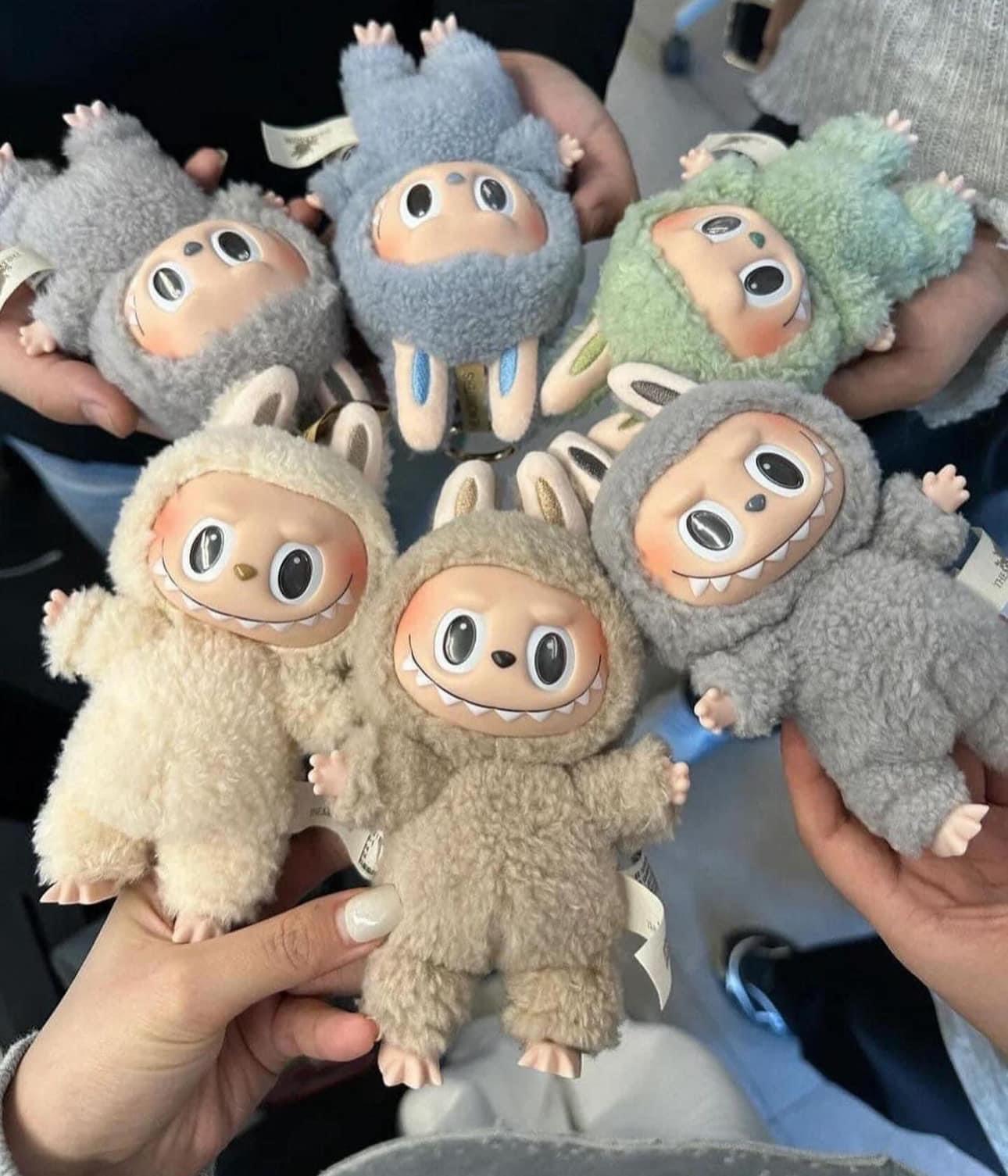 1093 - Labubu Soymilk Màu Be Size bé 17cm - Gấu Bông Art Toy [HÀNG CHÍNH HÃNG] Pop Mart