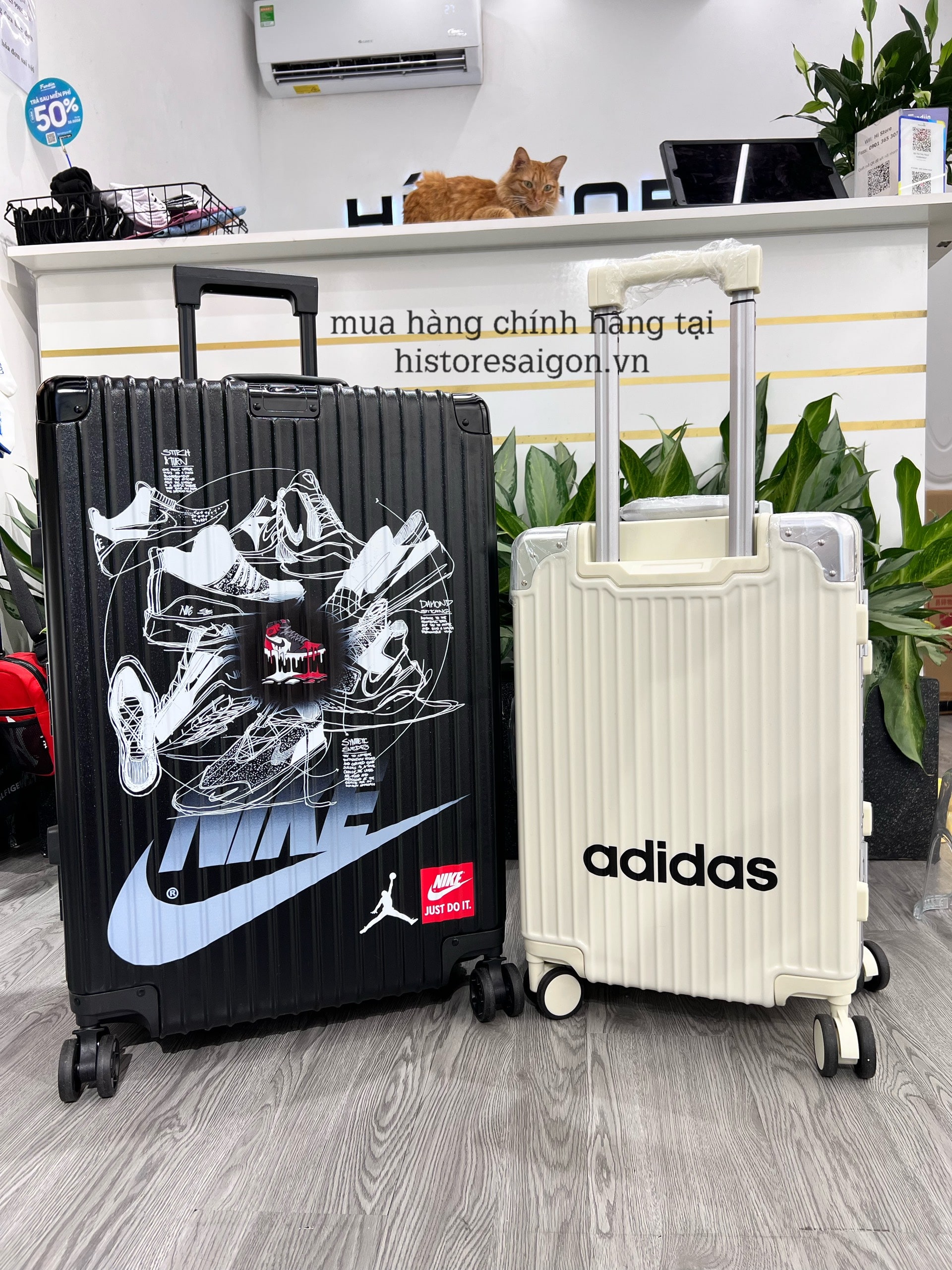 751 -  Vali Nike Sneakers Silhouette - Size Ký Gửi 26 - Đen [HÀNG CHÍNH HÃNG]