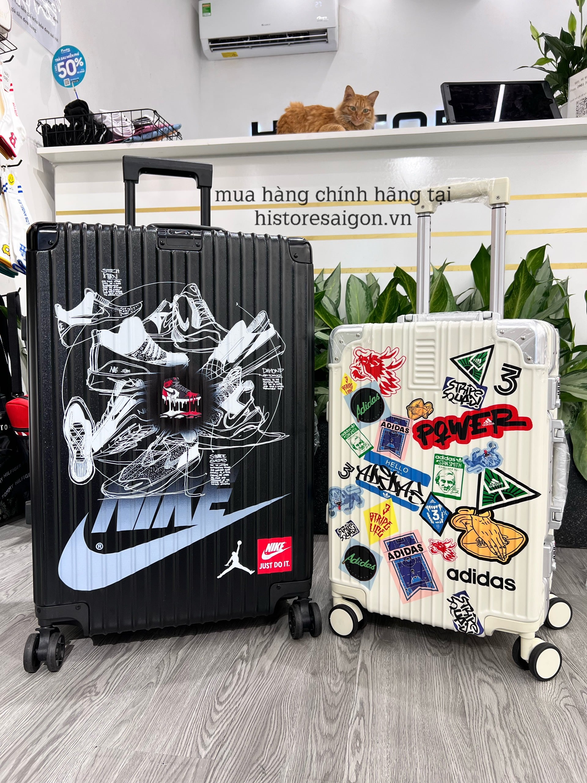751 -  Vali Nike Sneakers Silhouette - Size Ký Gửi 26 - Đen [HÀNG CHÍNH HÃNG]