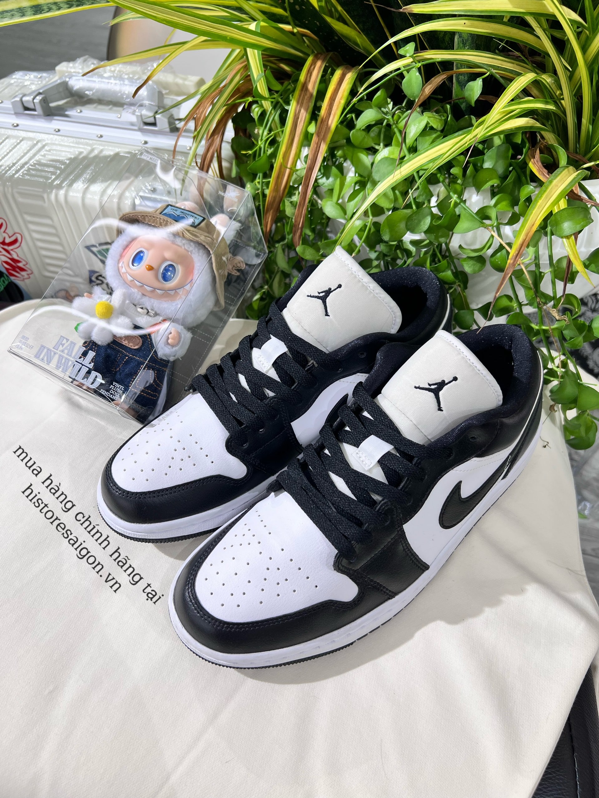 256 -  Giày Nike Air Jordan 1 Low Panda DC0774 101 [HÀNG CHÍNH HÃNG]