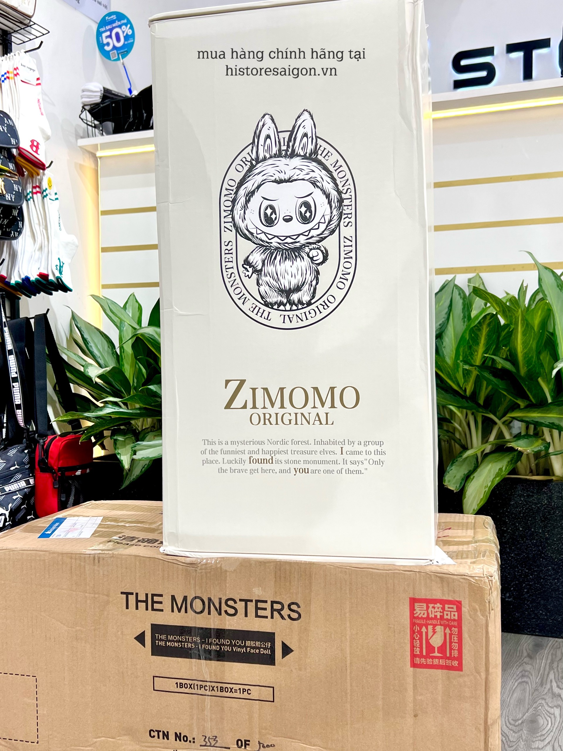 1107 -  Labubu Zimomo POP MART The Monsters ZIMOMO I Found You Size 58cm [HÀNG CHÍNH HÃNG]