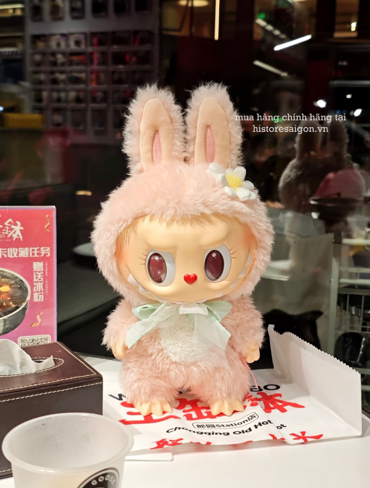 1129 - Gấu Bông Art Toy Labubu Mokoko V1 - Size lớn  40cm - [HÀNG CHÍNH HÃNG]