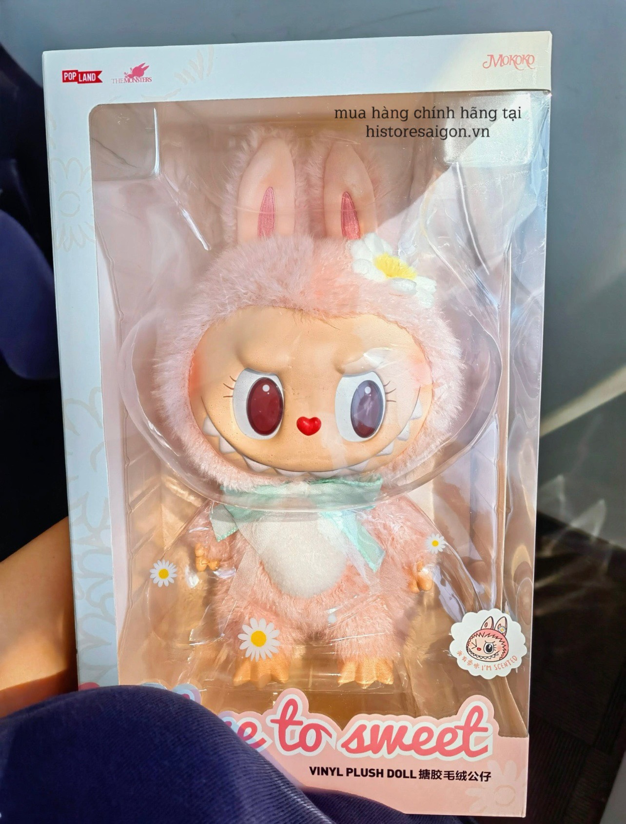 1129 - Gấu Bông Art Toy Labubu Mokoko V1 - Size lớn  40cm - [HÀNG CHÍNH HÃNG]