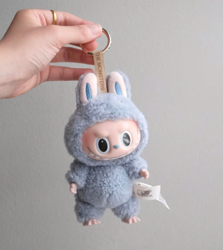 Labubu Sea Salt Coconut Size bé 17cm Treo Móc Khóa CHÍNH HÃNG