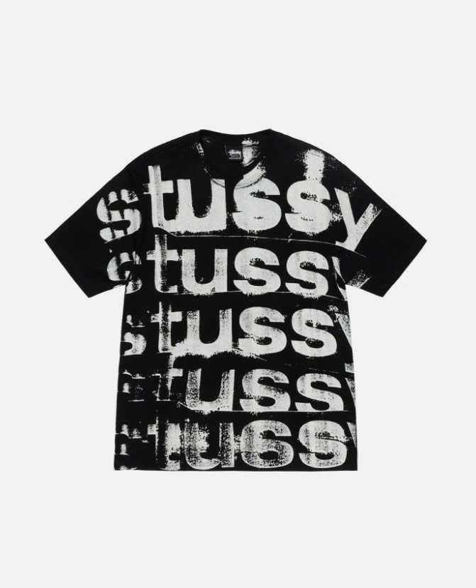 1210 -  Áo Stussy Stamp Tee - Đen Black [HÀNG CHÍNH HÃNG]