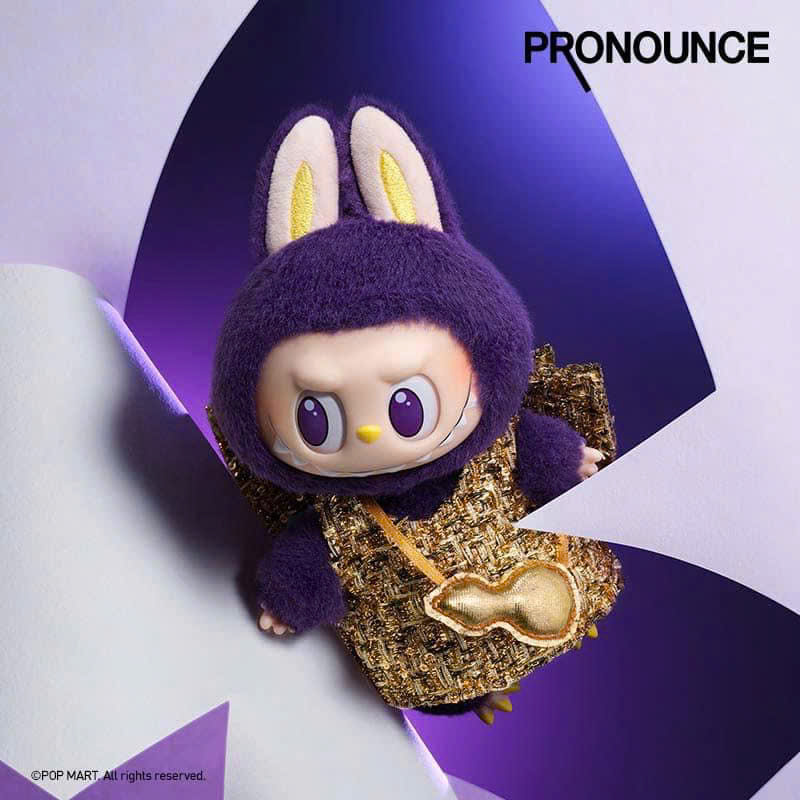 1134 - Labubu Tím Nhỏ - Labubu Fancy WING OF FORTUNE - POPMART The Monster Vinyl Plush Doll Labubu x Pronounce  [HÀNG CHÍNH HÃNG]