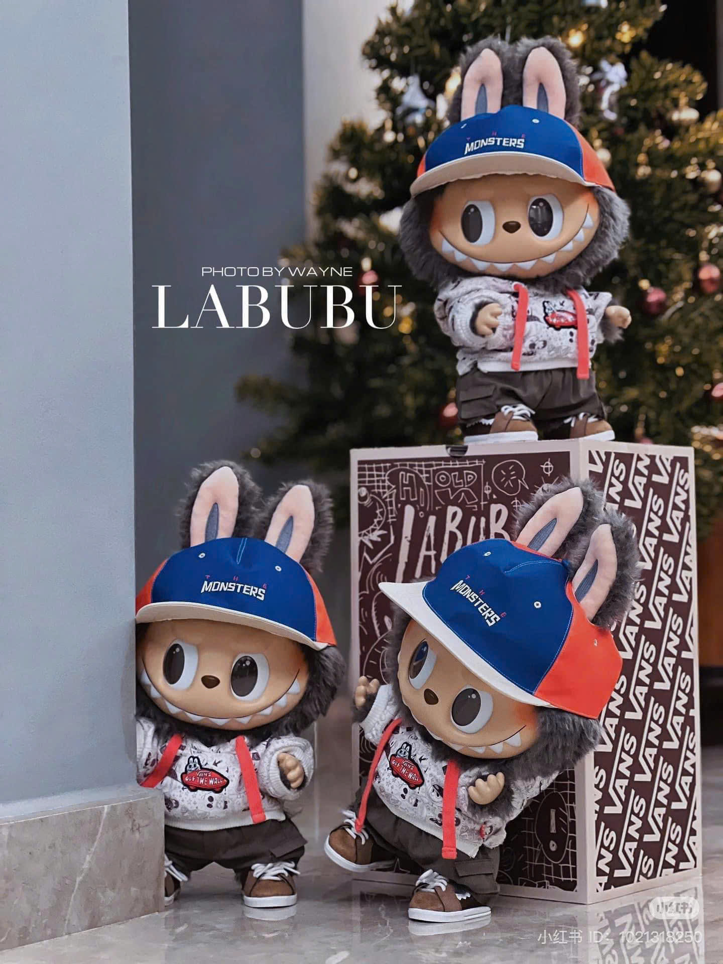 1135 - Labubu Vans Off The Walls 38cm - POPMART The Monster Vinyl Plush Doll Art Toy - Code 6941848280091 [HÀNG CHÍNH HÃNG]