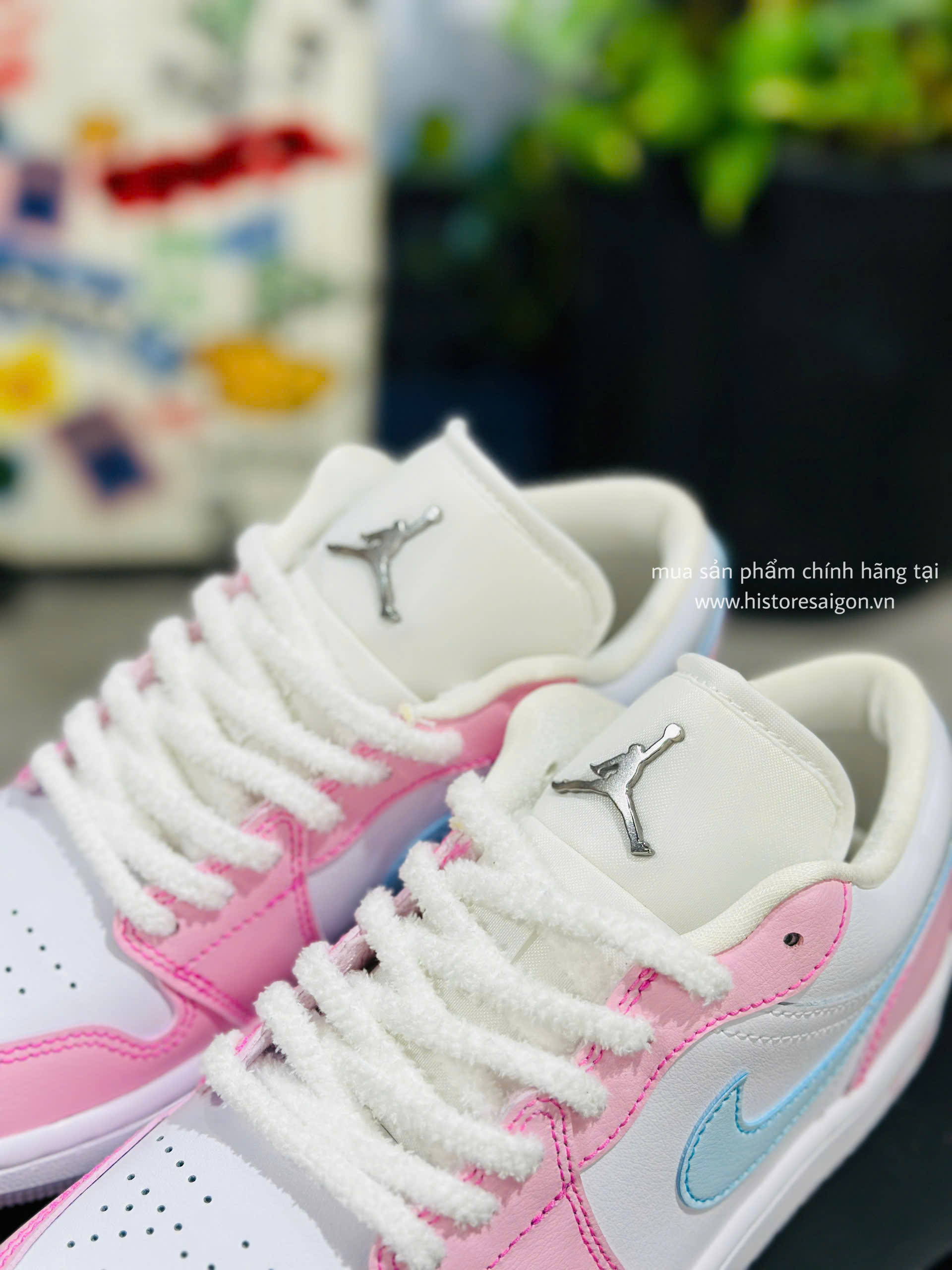 1133 - Giày Nike Air Jordan 1 Low Pink Foam HM3706 141 [HÀNG CHÍNH HÃNG]