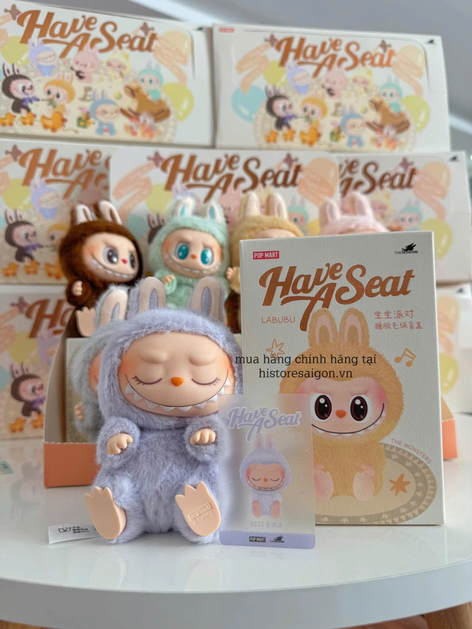 1130 - Gấu Bông Art Toy Labubu Have A Seat V2 - Set 6 Hộp  [HÀNG CHÍNH HÃNG]