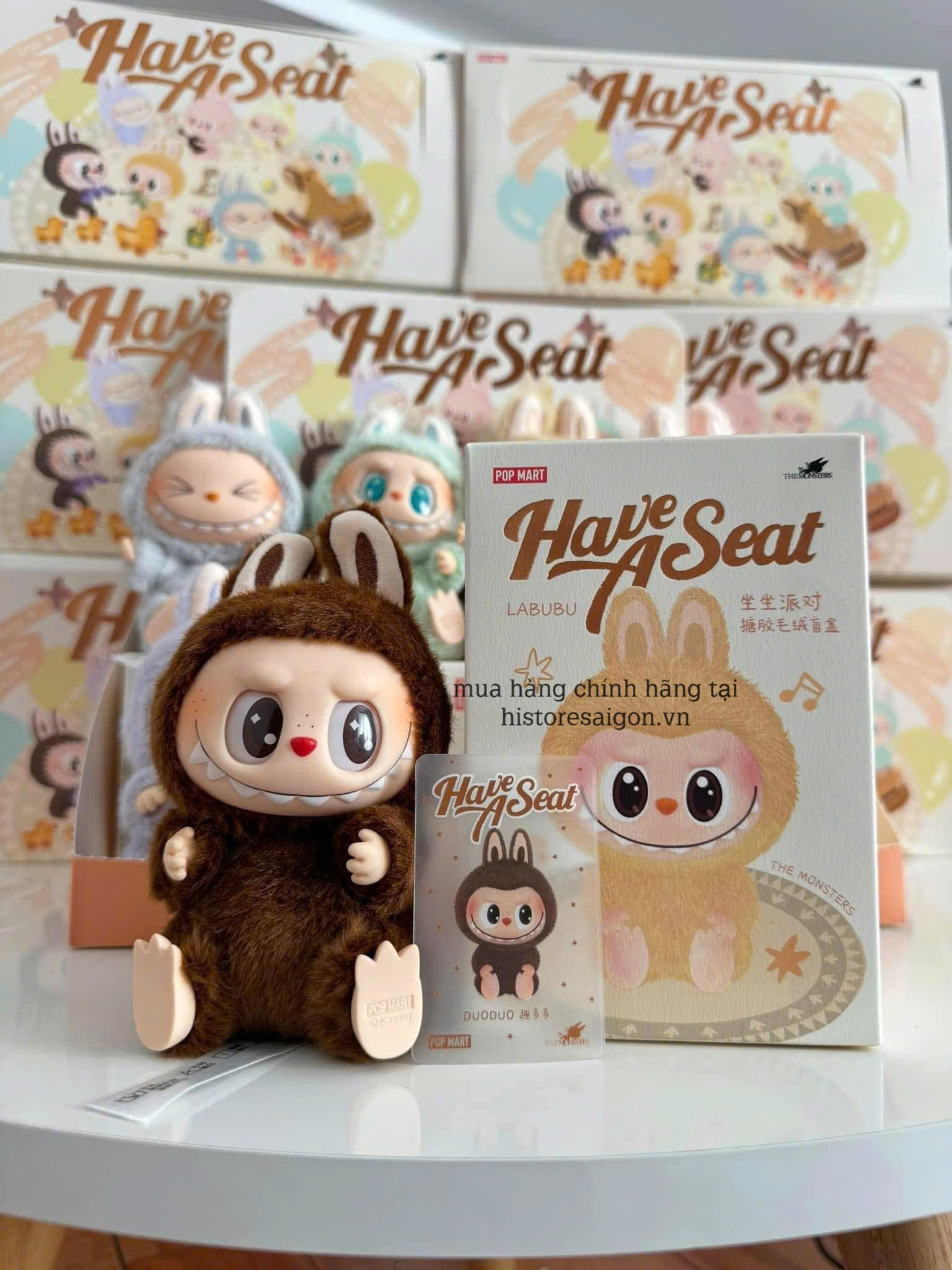 Labubu v2 have a seat set 6 bé HÀNG CHÍNH HÃNG POP MART