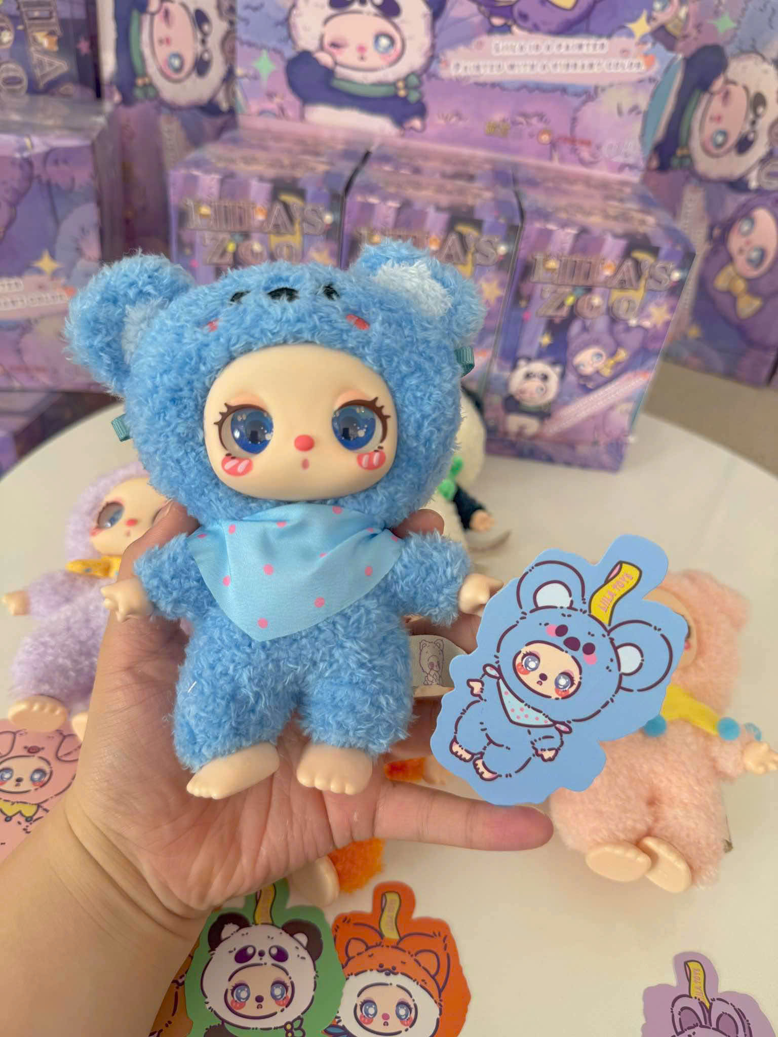 1141 - Baby Three Liila Zoo Full Set 6 Bé - The Liila V2 Plush Series Art Toy [CHÍNH HÃNG]