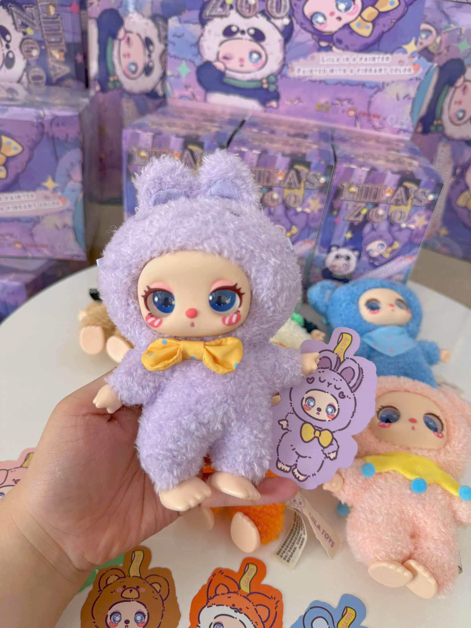 1141 - Baby Three Liila Zoo Full Set 6 Bé - The Liila V2 Plush Series Art Toy [CHÍNH HÃNG]