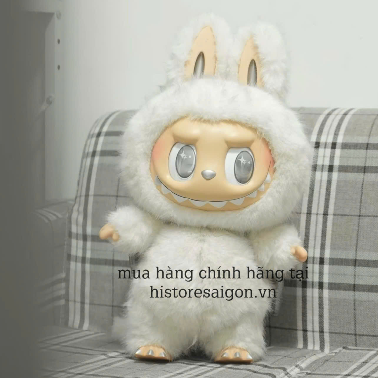 1142 - Labubu Zimomo Angle In Cloud Trắng ( Zimimi )  POP MART The Monsters ZIMOMO Angle In Cloud Vinyl Plush Doll Size 58cm - Gấu Bông Art Toy - Code 6941848280091 [HÀNG CHÍNH HÃNG]
