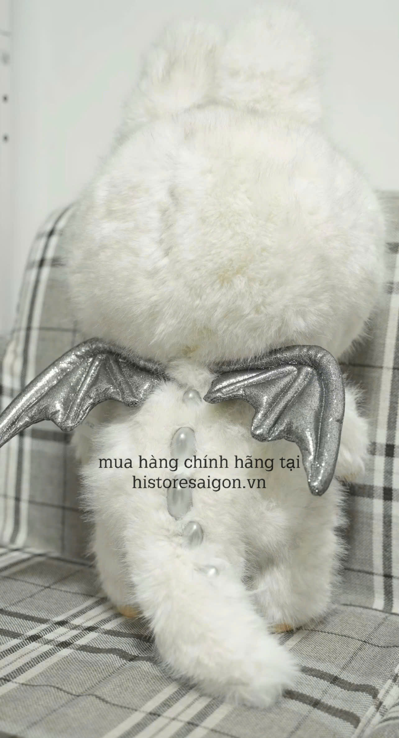 1142 - Labubu Zimomo Angle In Cloud Trắng ( Zimimi )  POP MART The Monsters ZIMOMO Angle In Cloud Vinyl Plush Doll Size 58cm - Gấu Bông Art Toy - Code 6941848280091 [HÀNG CHÍNH HÃNG]