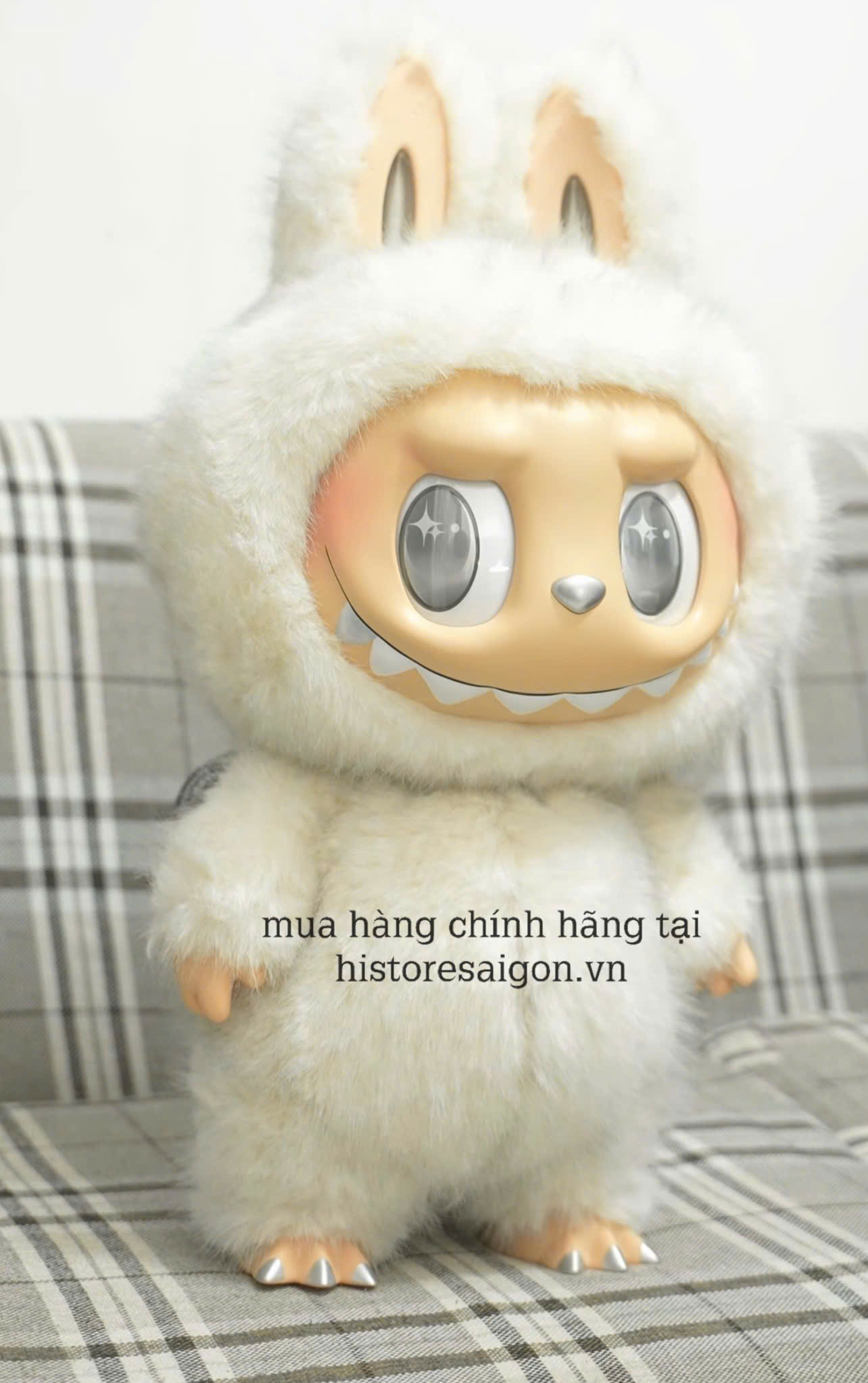 1142 - Labubu Zimomo Angle In Cloud Trắng ( Zimimi )  POP MART The Monsters ZIMOMO Angle In Cloud Vinyl Plush Doll Size 58cm - Gấu Bông Art Toy - Code 6941848280091 [HÀNG CHÍNH HÃNG]