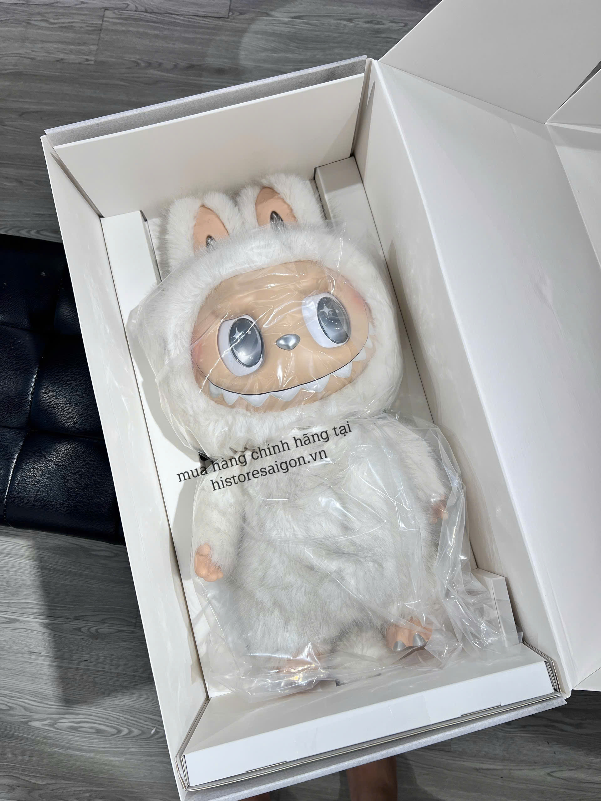 1142 - Labubu Zimomo Angle In Cloud Trắng ( Zimimi )  POP MART The Monsters ZIMOMO Angle In Cloud Vinyl Plush Doll Size 58cm - Gấu Bông Art Toy - Code 6941848280091 [HÀNG CHÍNH HÃNG]