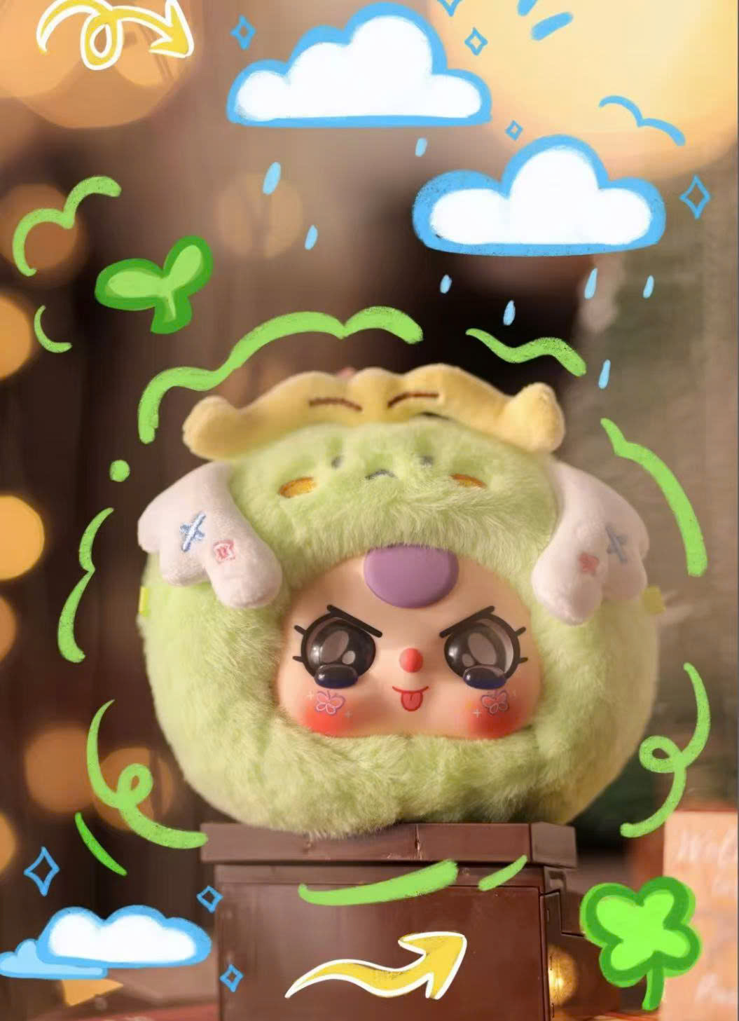 1174  - Baby Three 12 cung hoàng đạo - Lựa mẫu - Baby Three 12 Constellations Plush Series Art Toy [CHÍNH HÃNG]