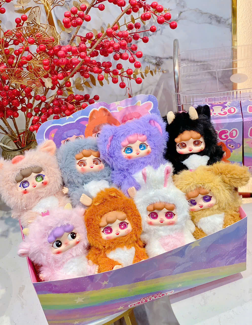 1171 - Baby Three Migo Forest Park Migo Rừng Full Set 8 Box - Baby Three Animal Party Big Cute Plush Series Art Toy [CHÍNH HÃNG]