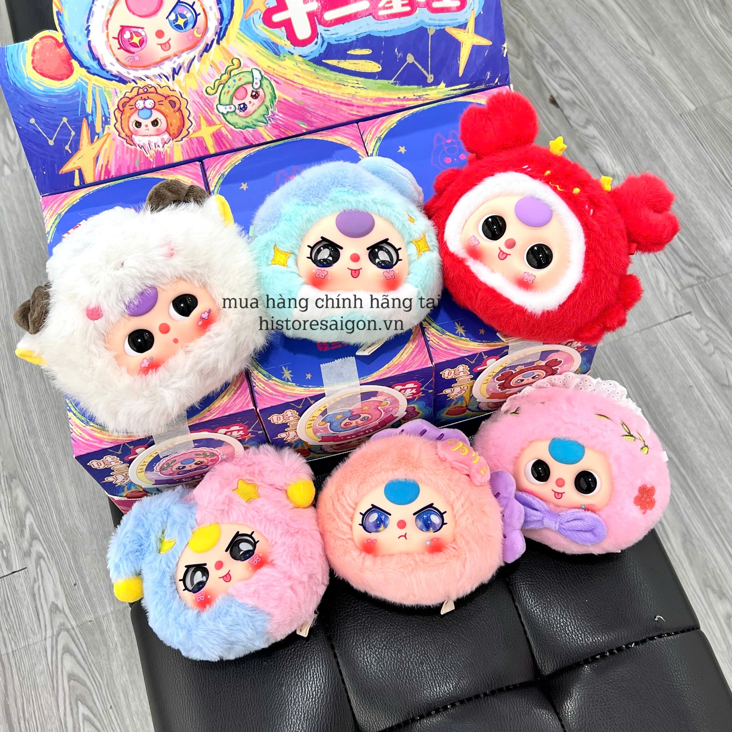 1172 - Baby Three 12 cung hoàng đạo - Set 6 bé - Baby Three 12 Constellations Plush Series Art Toy [CHÍNH HÃNG]