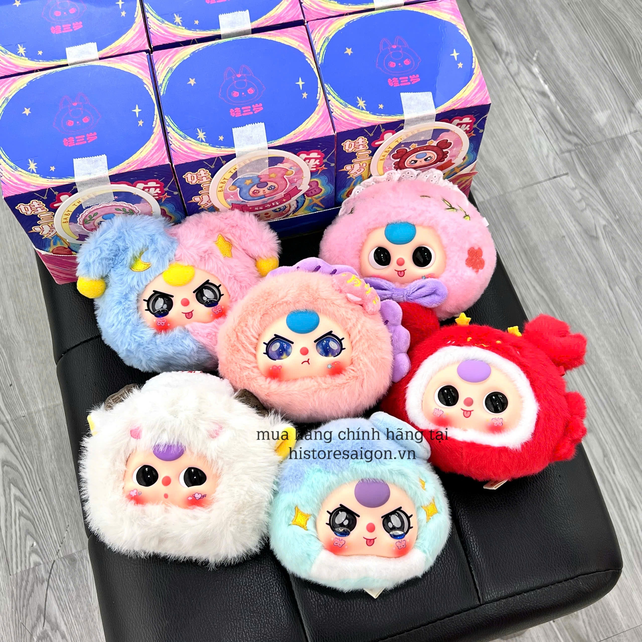 1172 - Baby Three 12 cung hoàng đạo - Set 6 bé - Baby Three 12 Constellations Plush Series Art Toy [CHÍNH HÃNG]